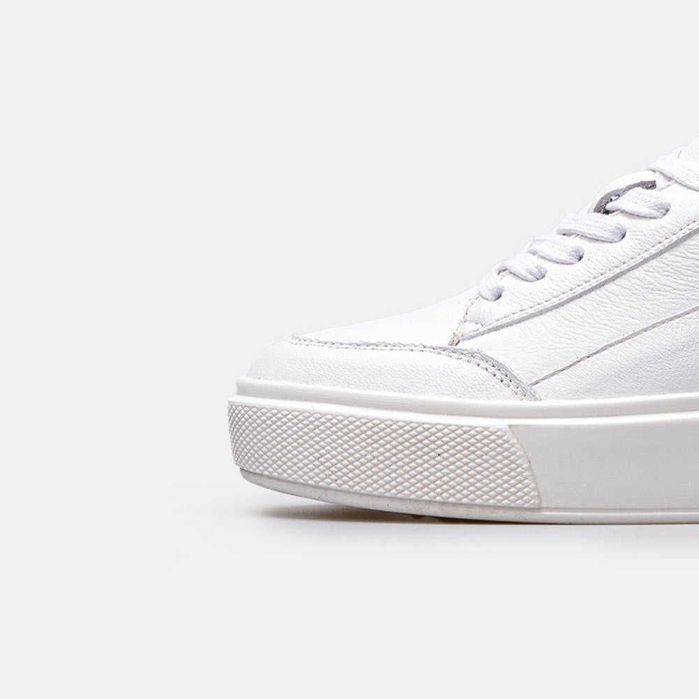 Volzak 2037 Basket en cuir Blanc