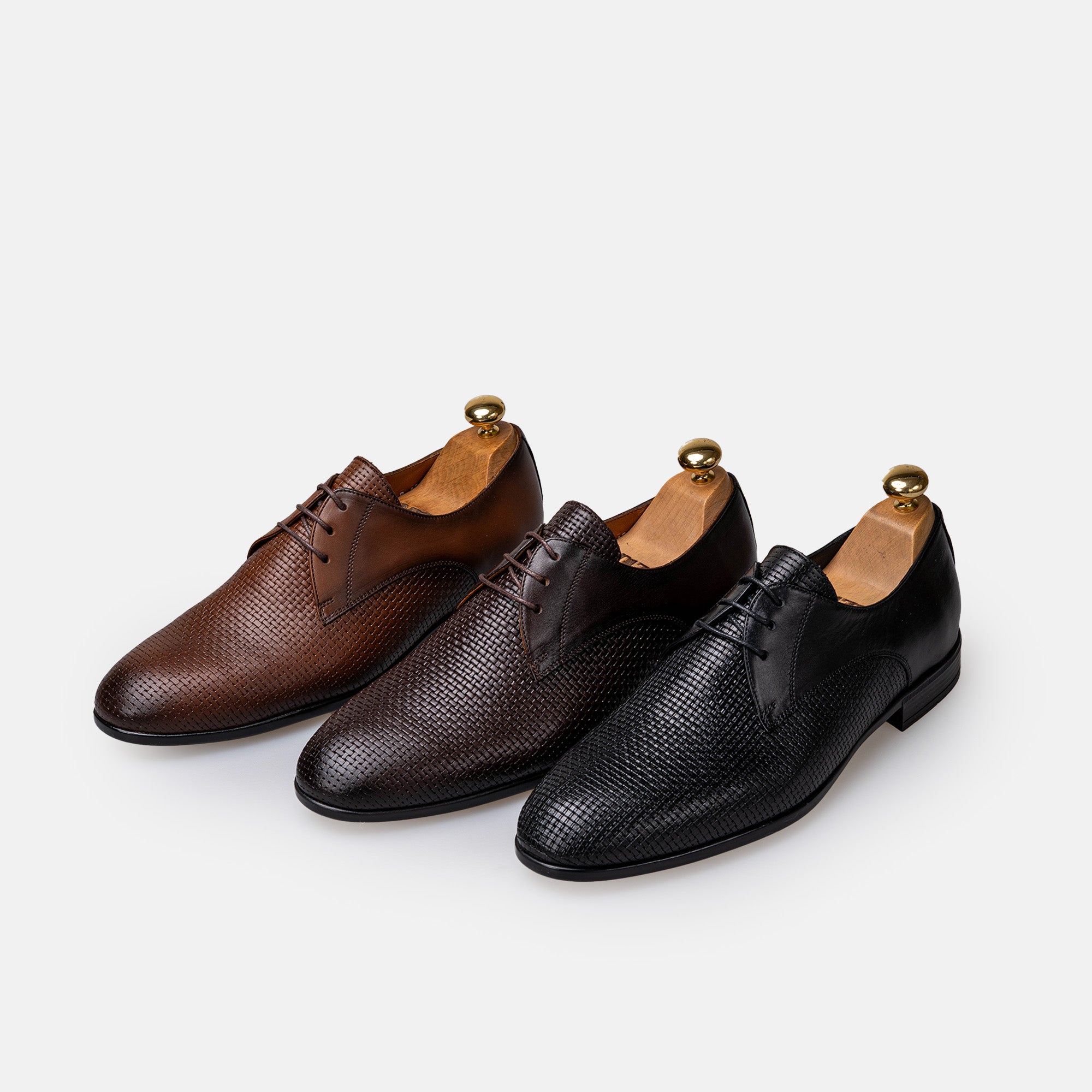 Volzak 5424 chaussure en cuir Marron Vintage