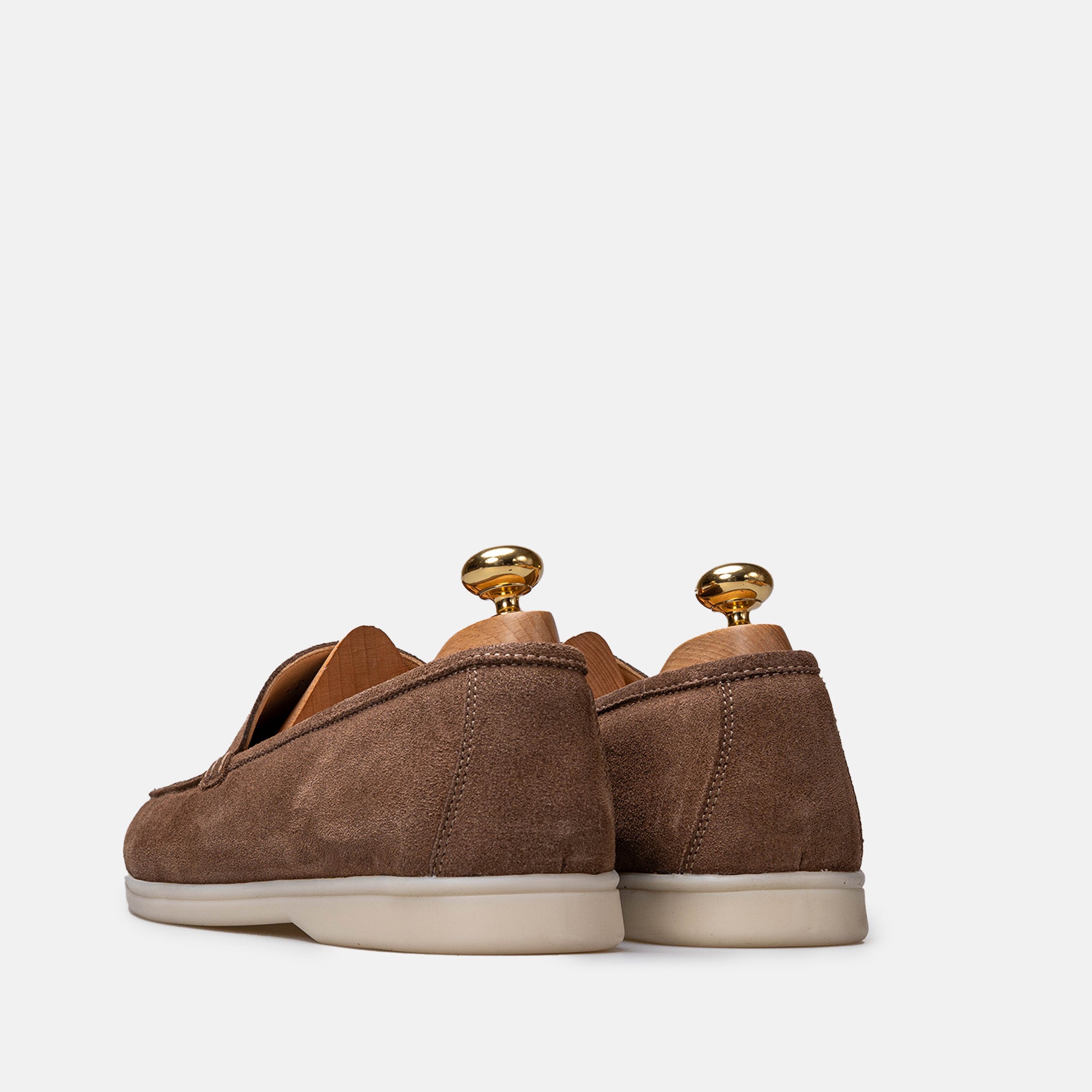 Volzak 3061 s Mocassin en daim Taupe