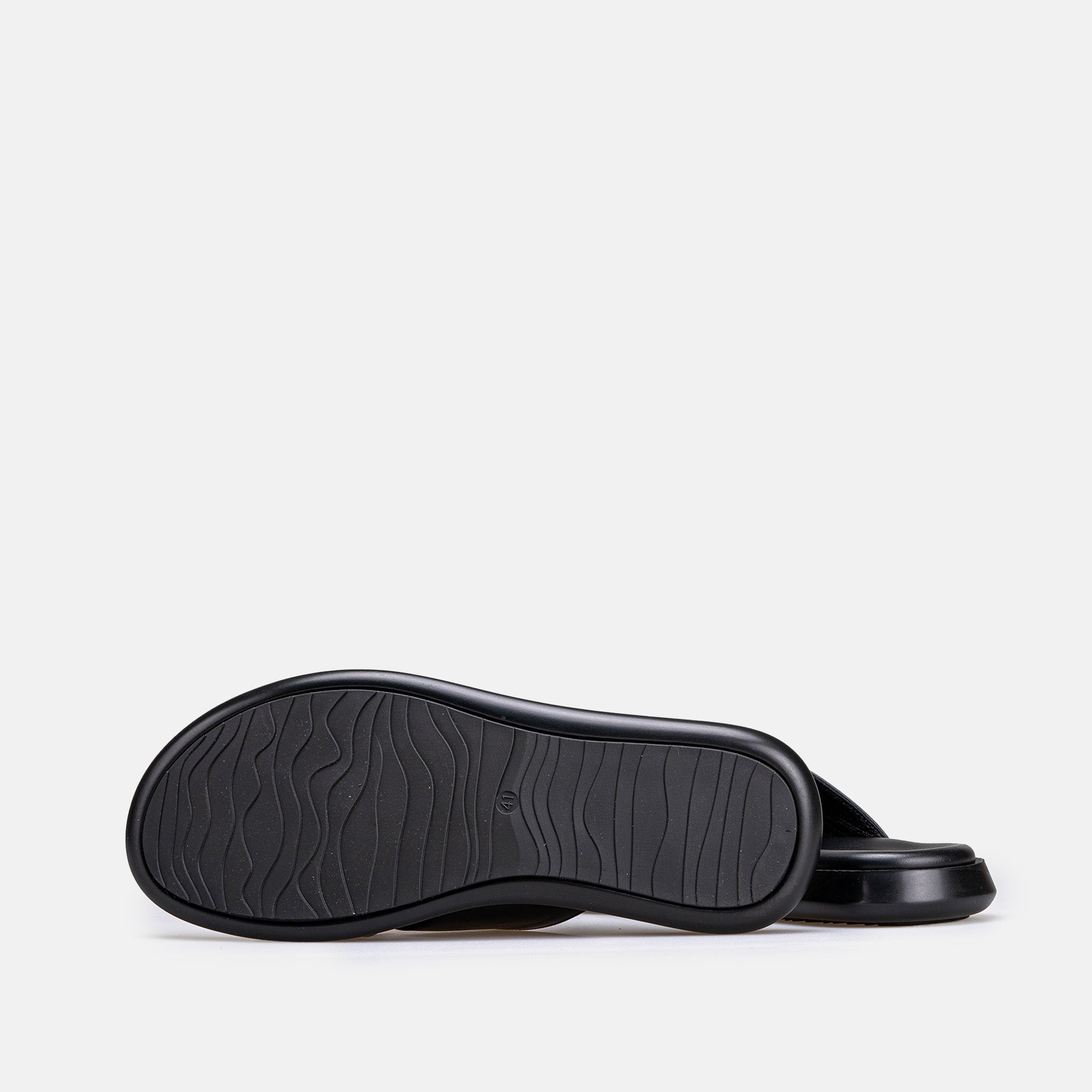 Volzak 5425 Sandale en cuir Noir