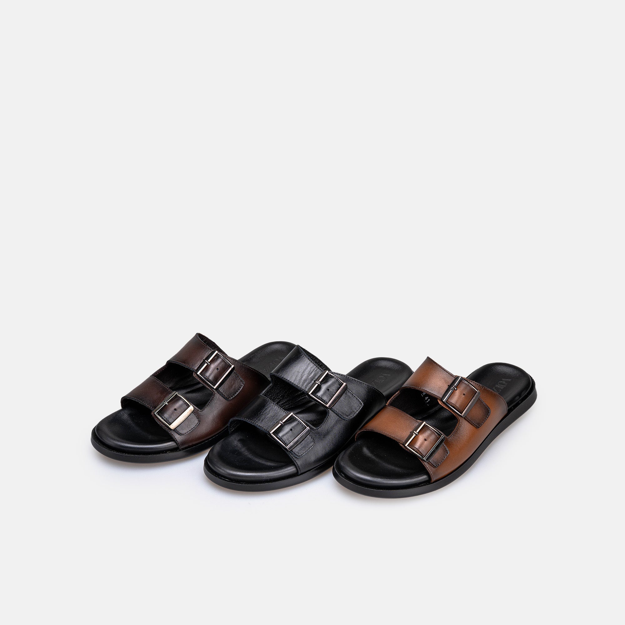 Volzak 5426 Sandale en cuir Noir