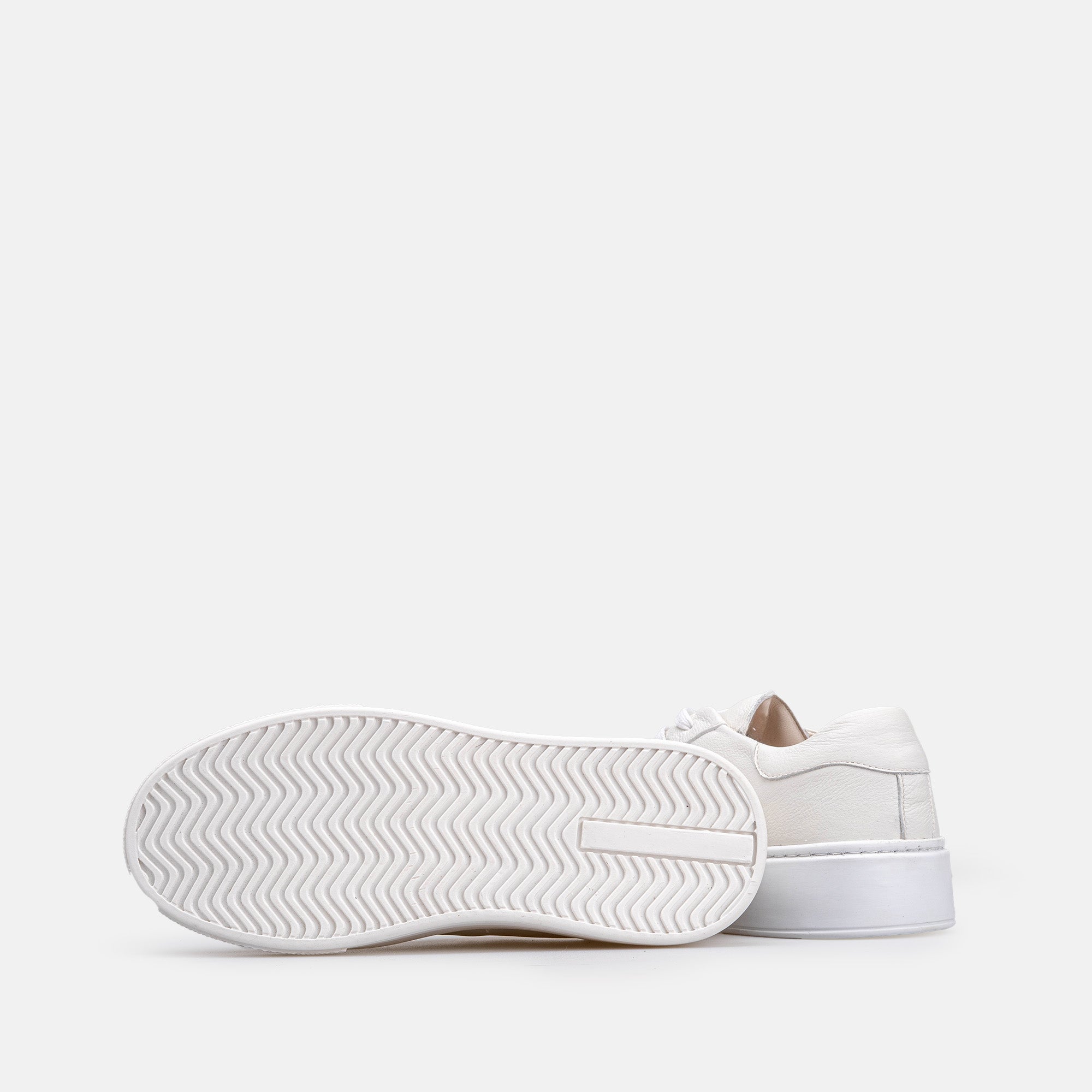 Volzak 2526 Basket en cuir Blanc