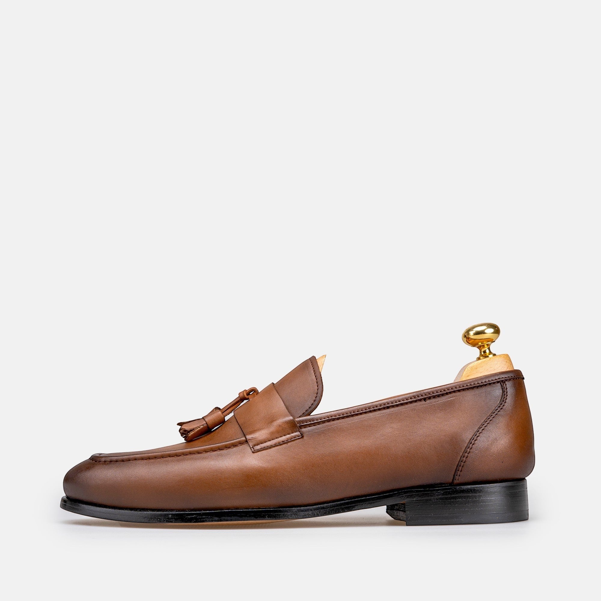 Volzak 5433 chaussure en cuir Marron Vintage