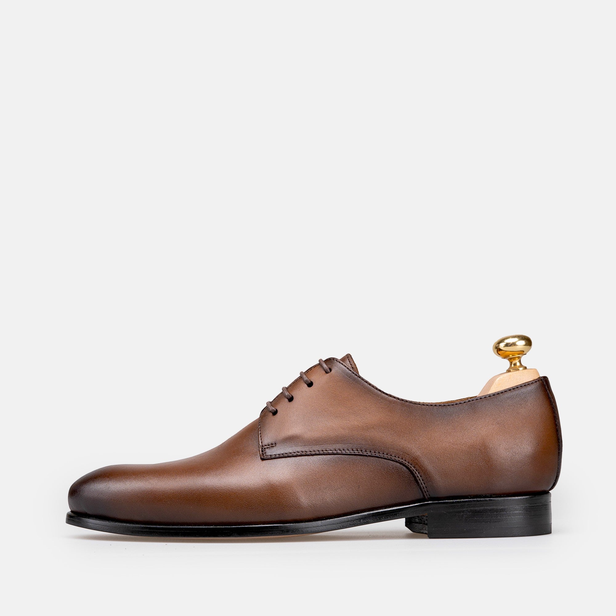 Volzak 5431 chaussure en cuir Marron Vintage
