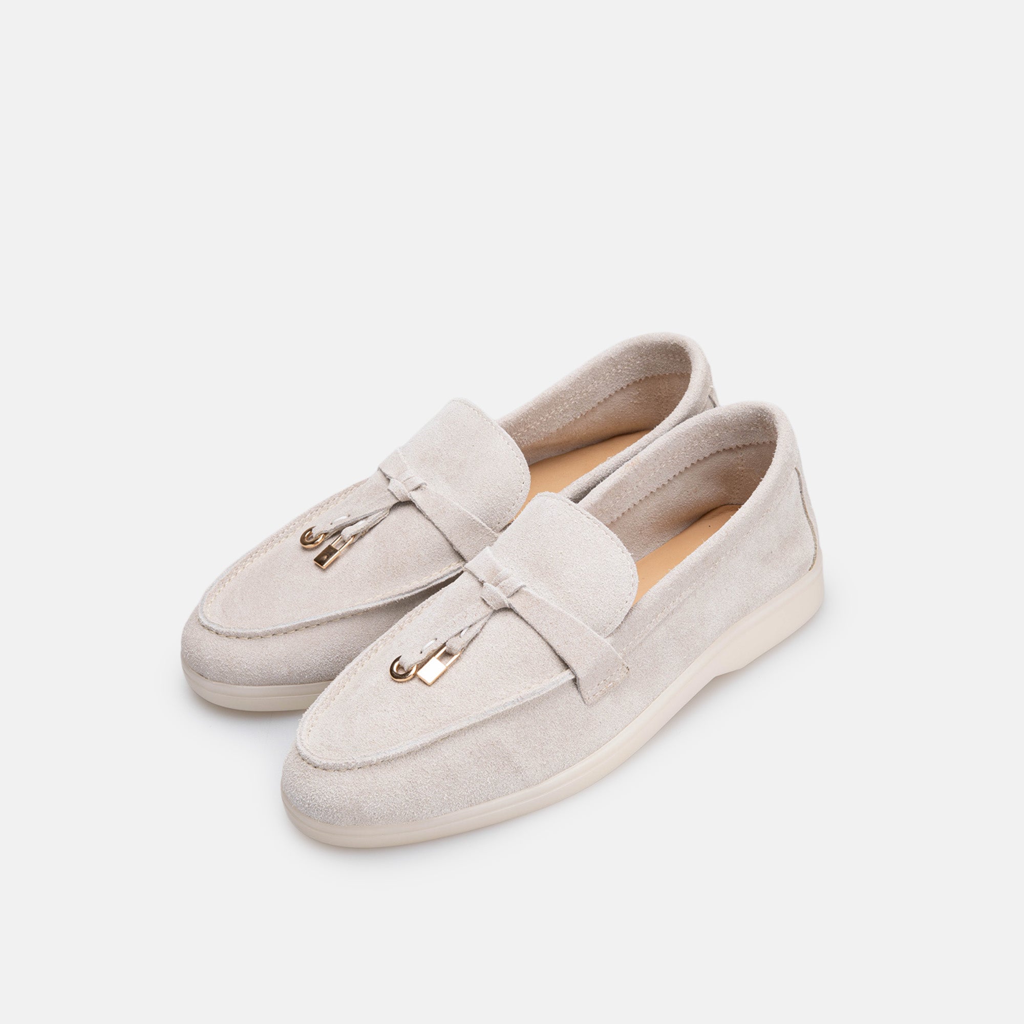 Volzak 32 mocassin en daim Beige