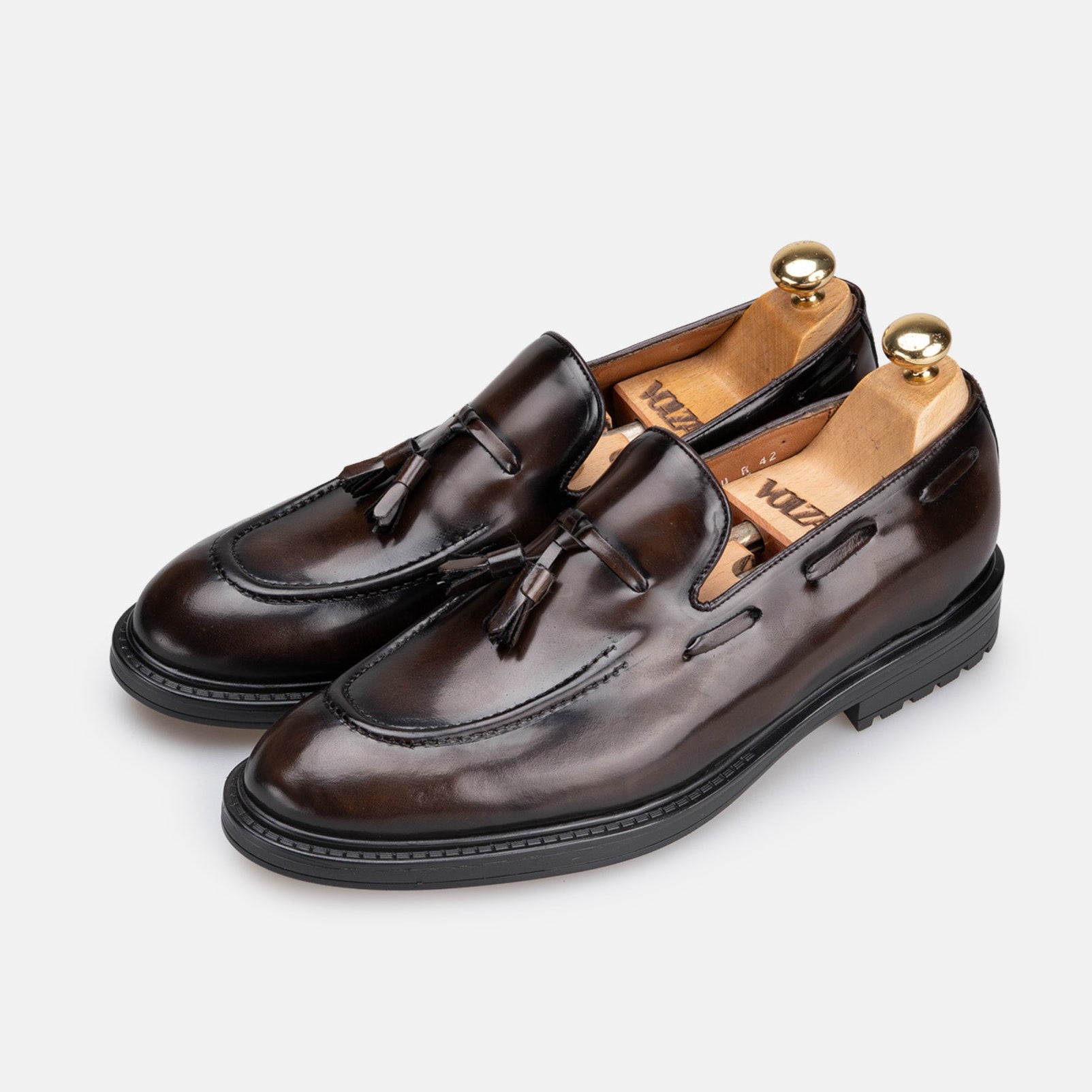 Volzak 5500 chaussure en cuir Démasquable Marron