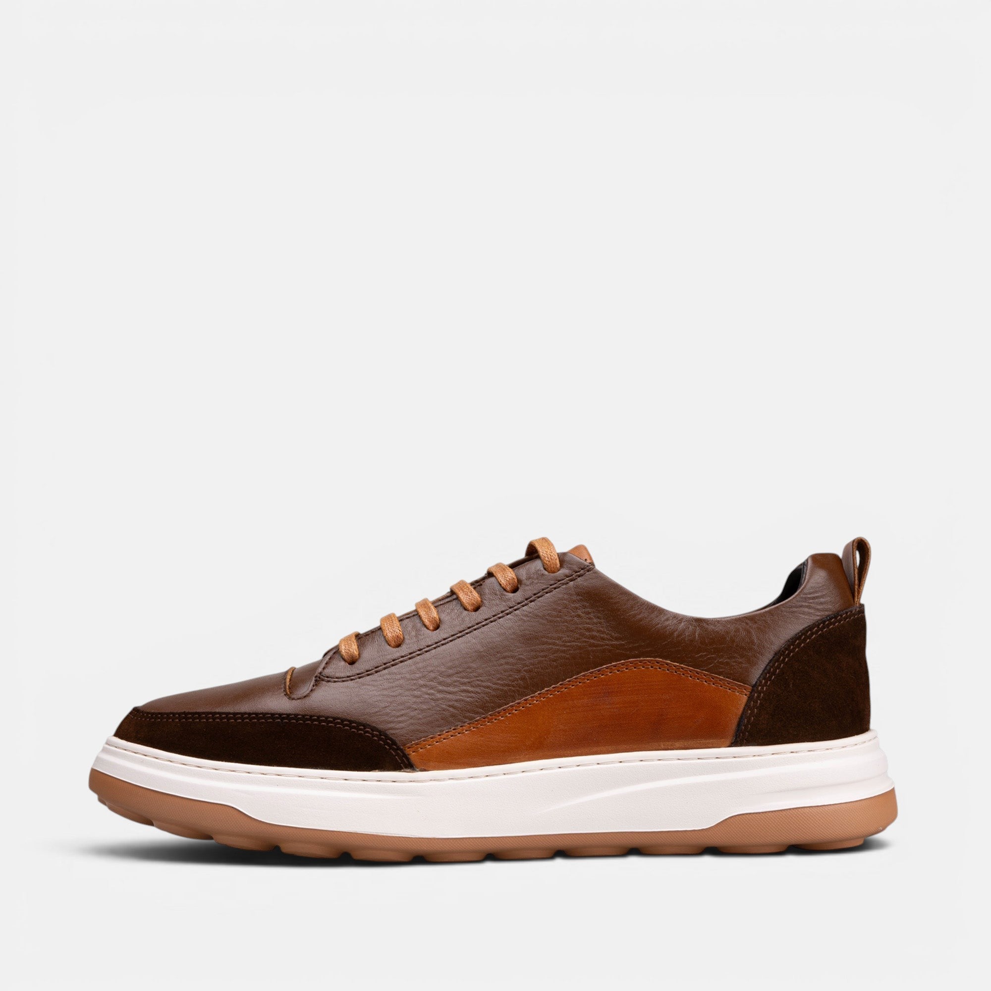 Volzak 6056 Brown leather sneaker