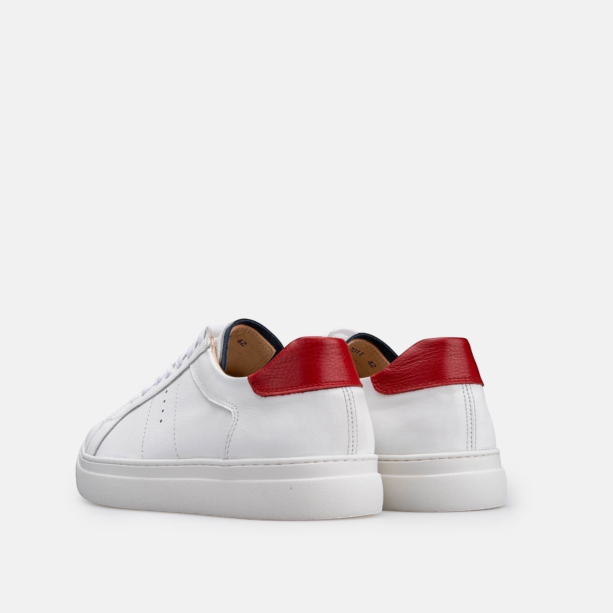 Volzak 7011 basket en cuir Blanc