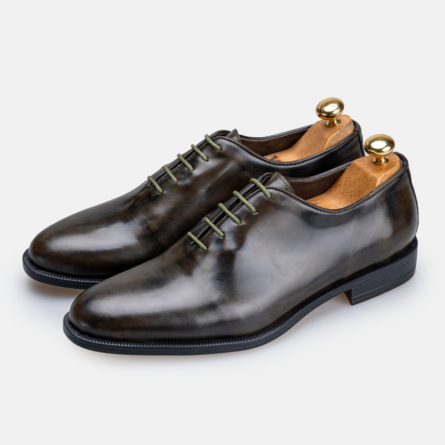 Volzak 6070 Chaussure en cuir Démasquable Vert