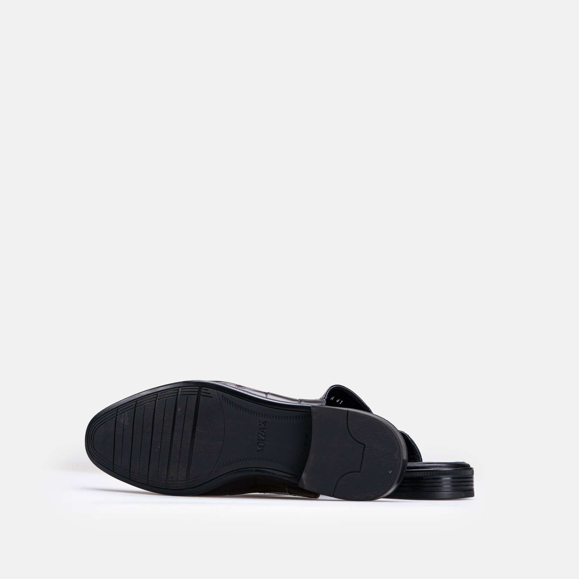 Volzak 5604 Mule en cuir Bordeaux Croco