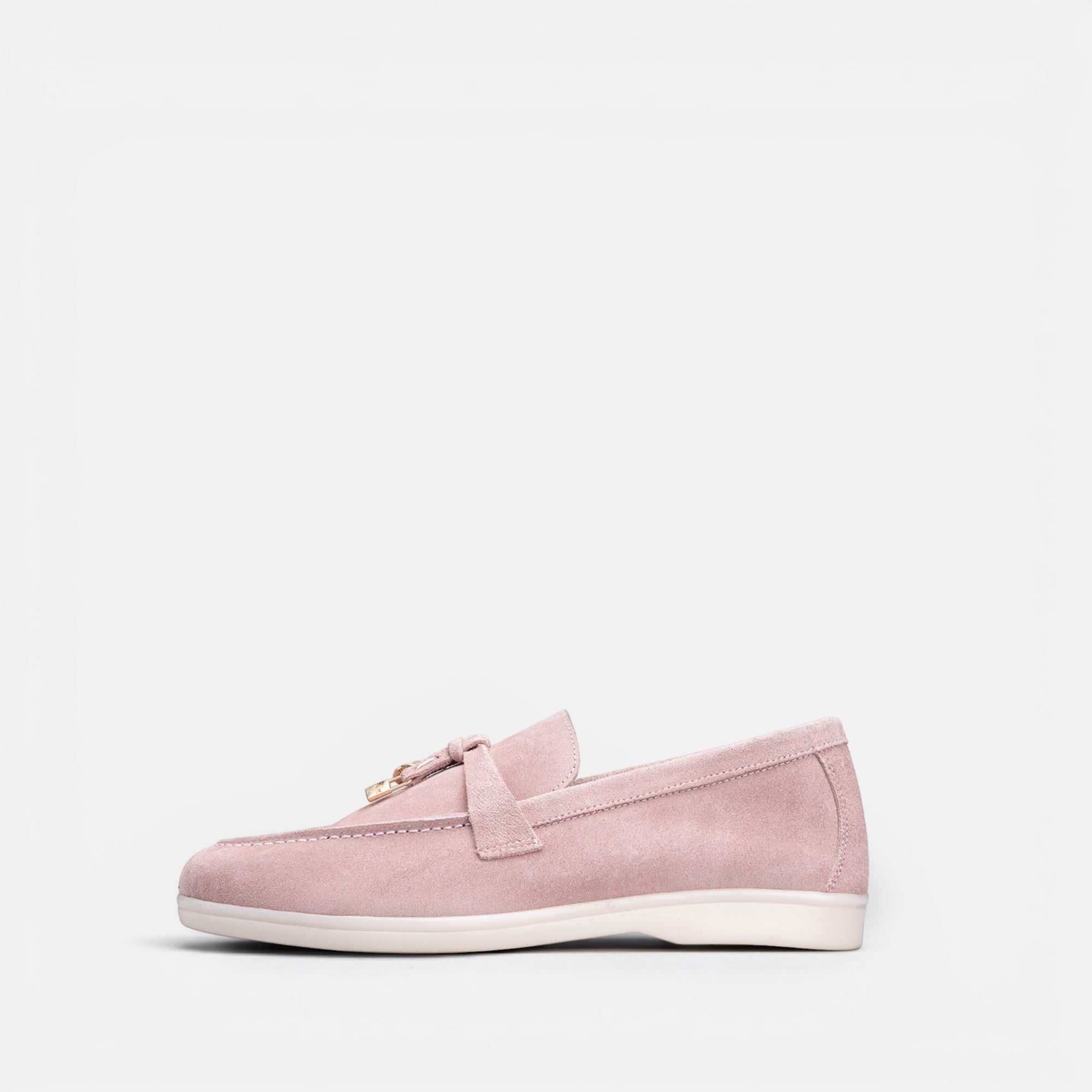 Volzak 32 mocassin en daim Rose
