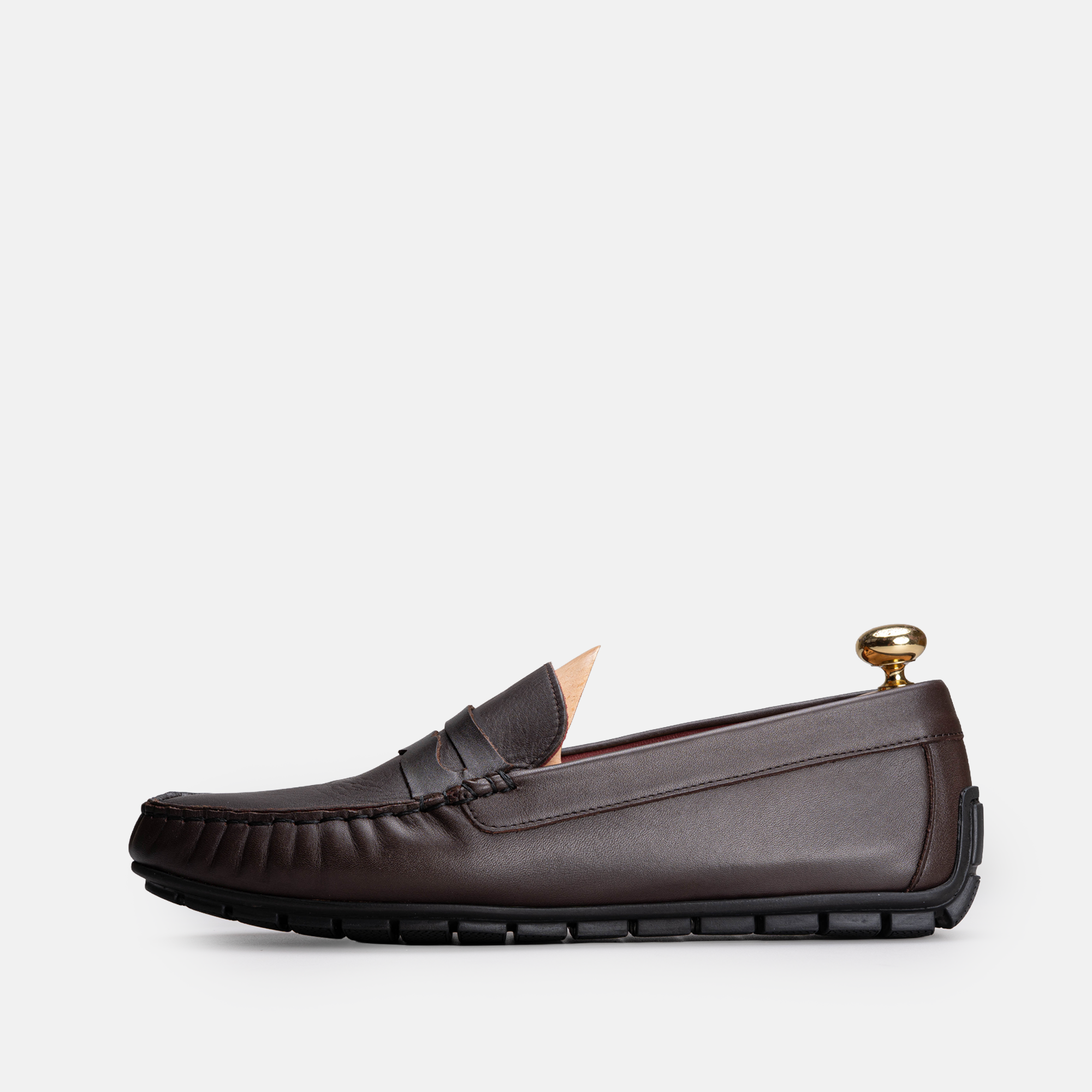 Volzak 704 Mocassin en cuir Marron