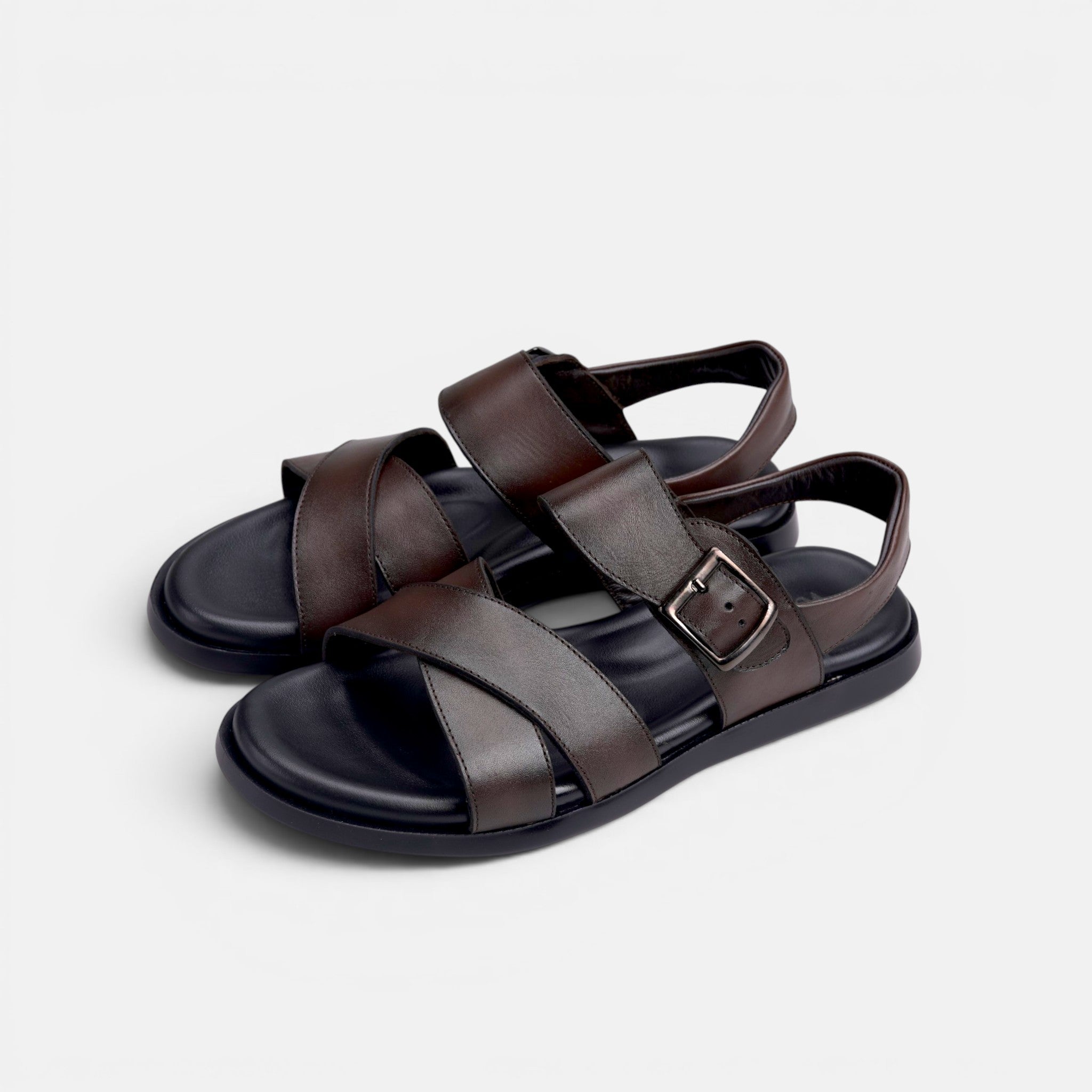 Volzak 5415 Sandale en cuir Marron