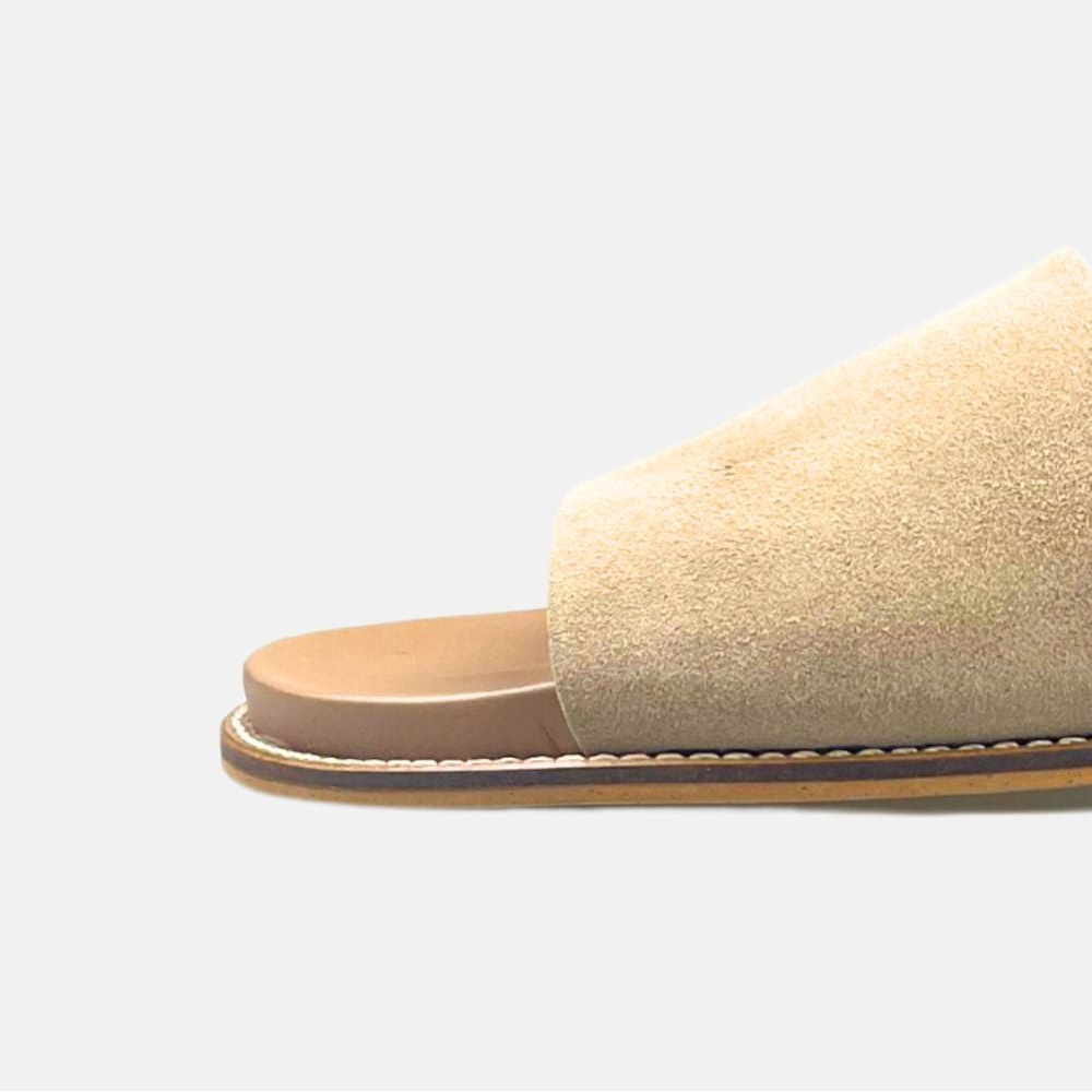 Volzak 521 Sandale en daim Beige