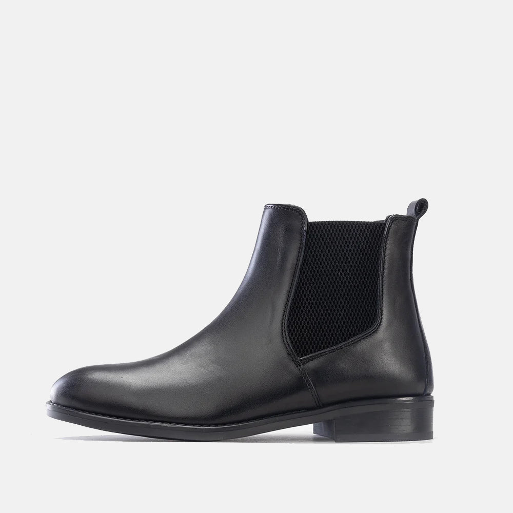 Volzak 048 Bottine en cuir Noir