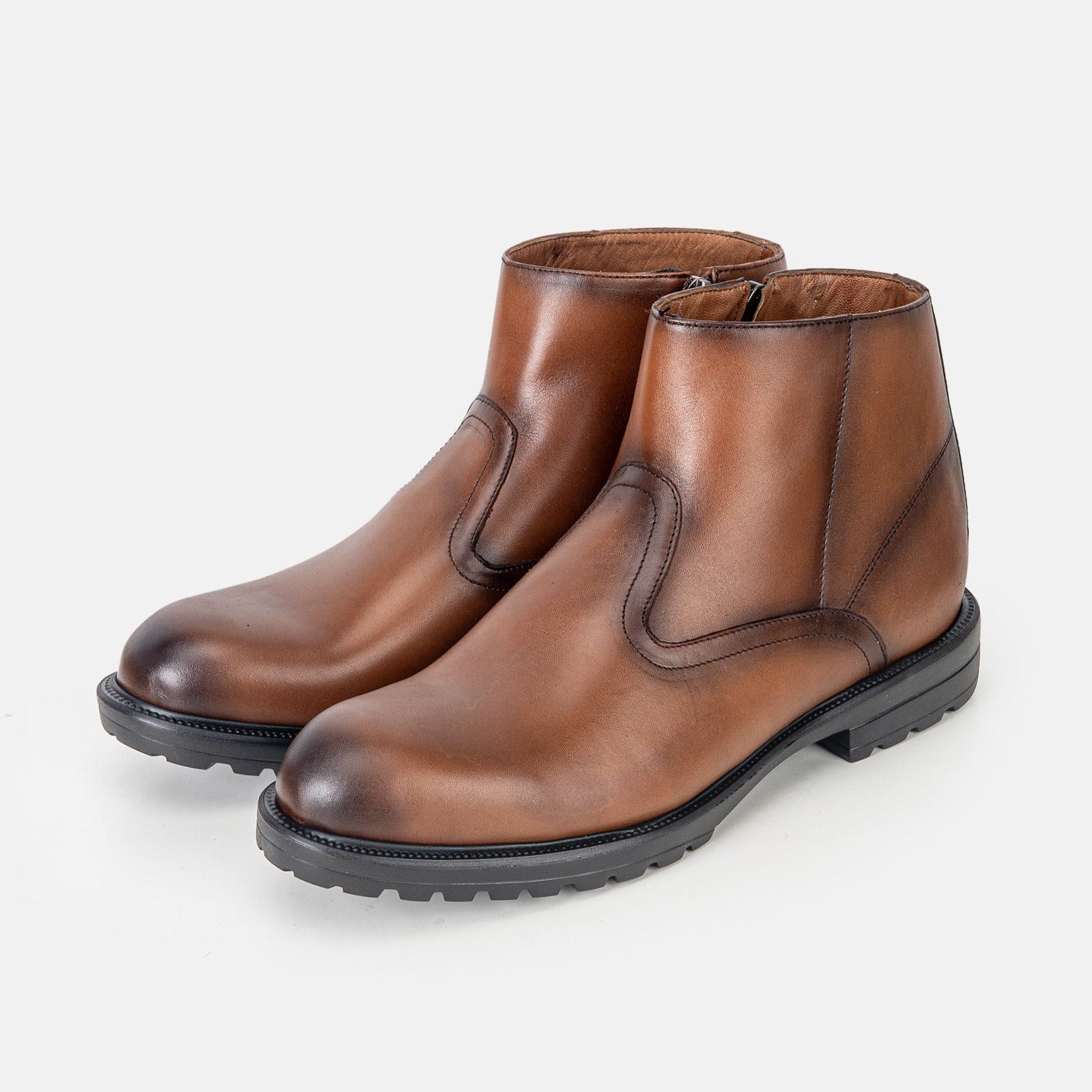 Volzak 5305 Vintage Brown Leather Ankle Boot