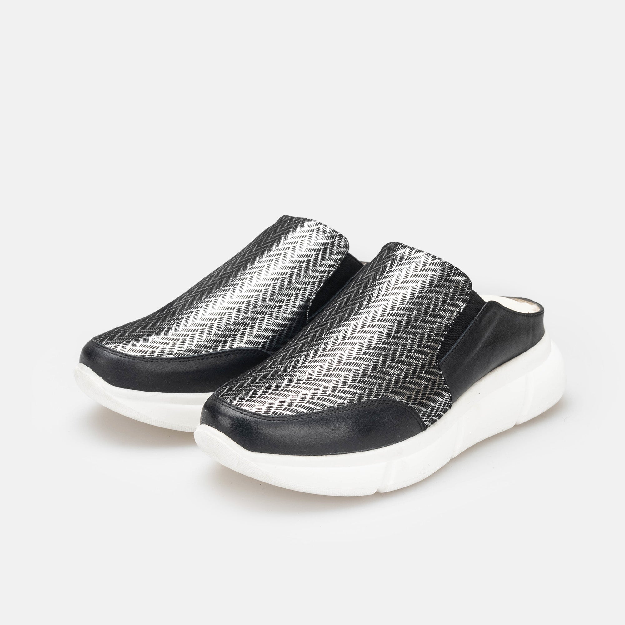 Volzak 190 Mule en cuir Noir