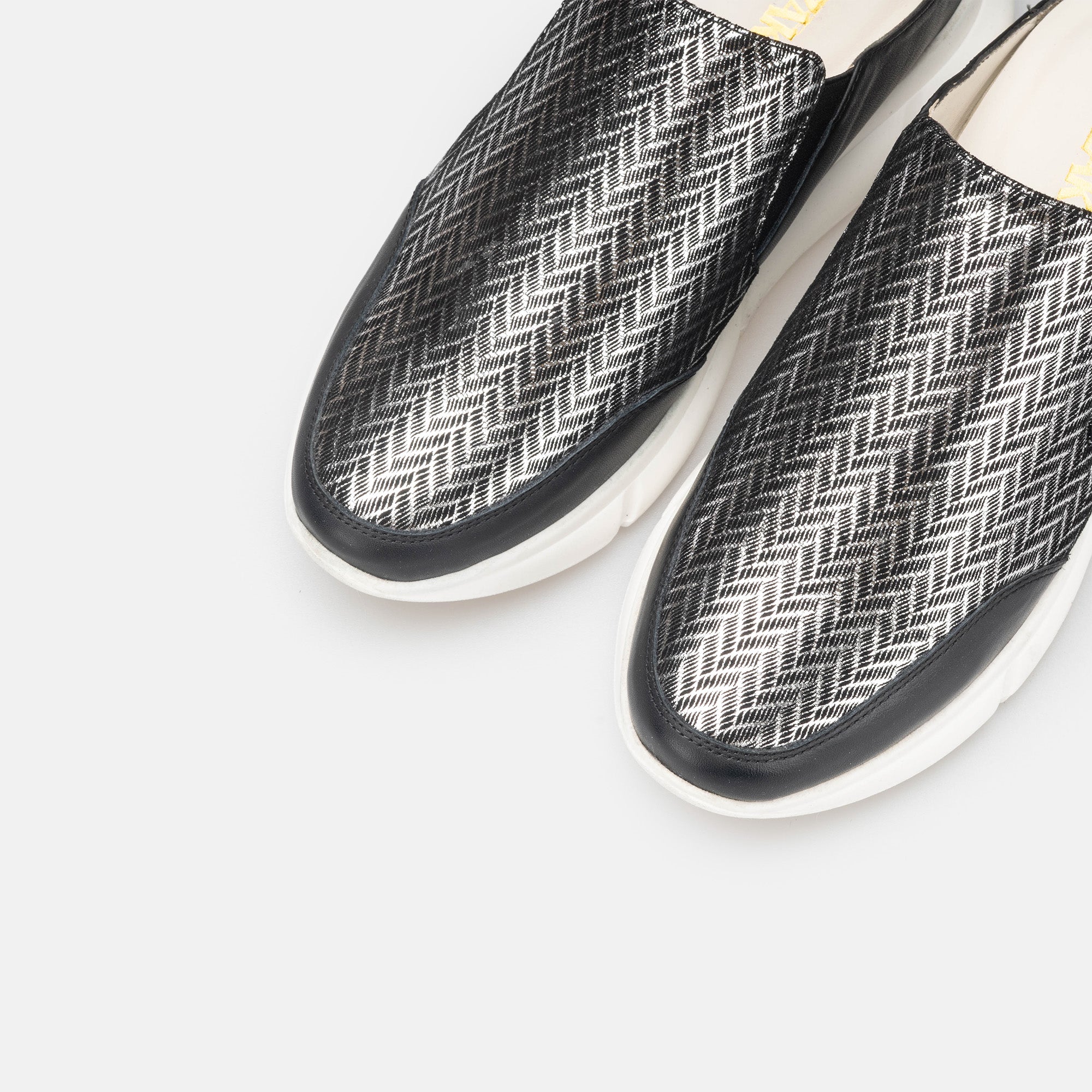 Volzak 190 Mule en cuir Noir