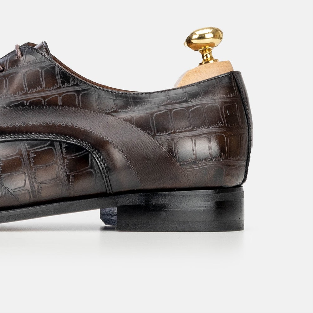 Volzak 5337 Vintage Brown Demaskable Leather Shoe