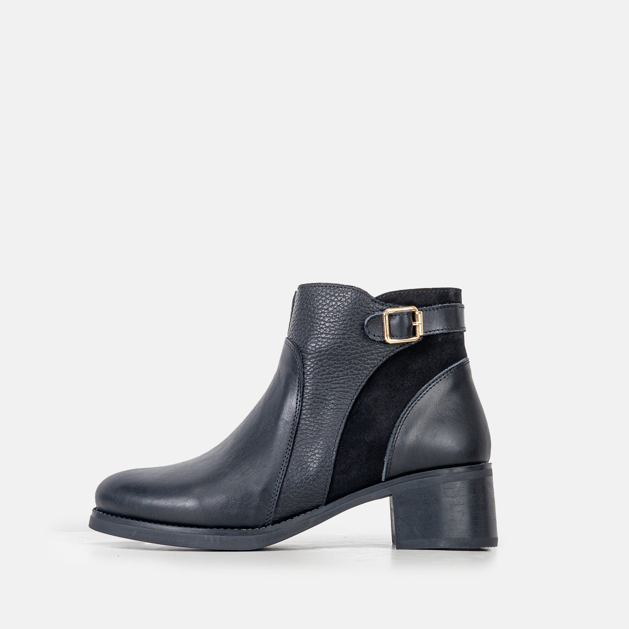 Volzak 3018 Bottine en cuir Noir