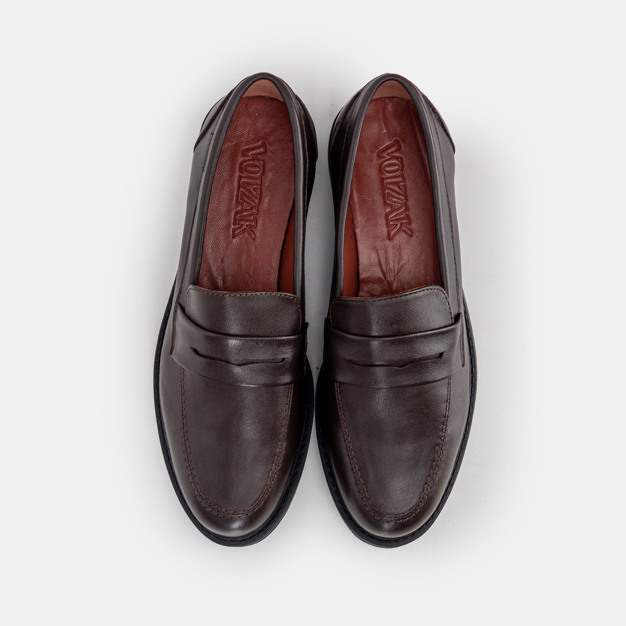 Volzak 0727 Chaussure en cuir Marron
