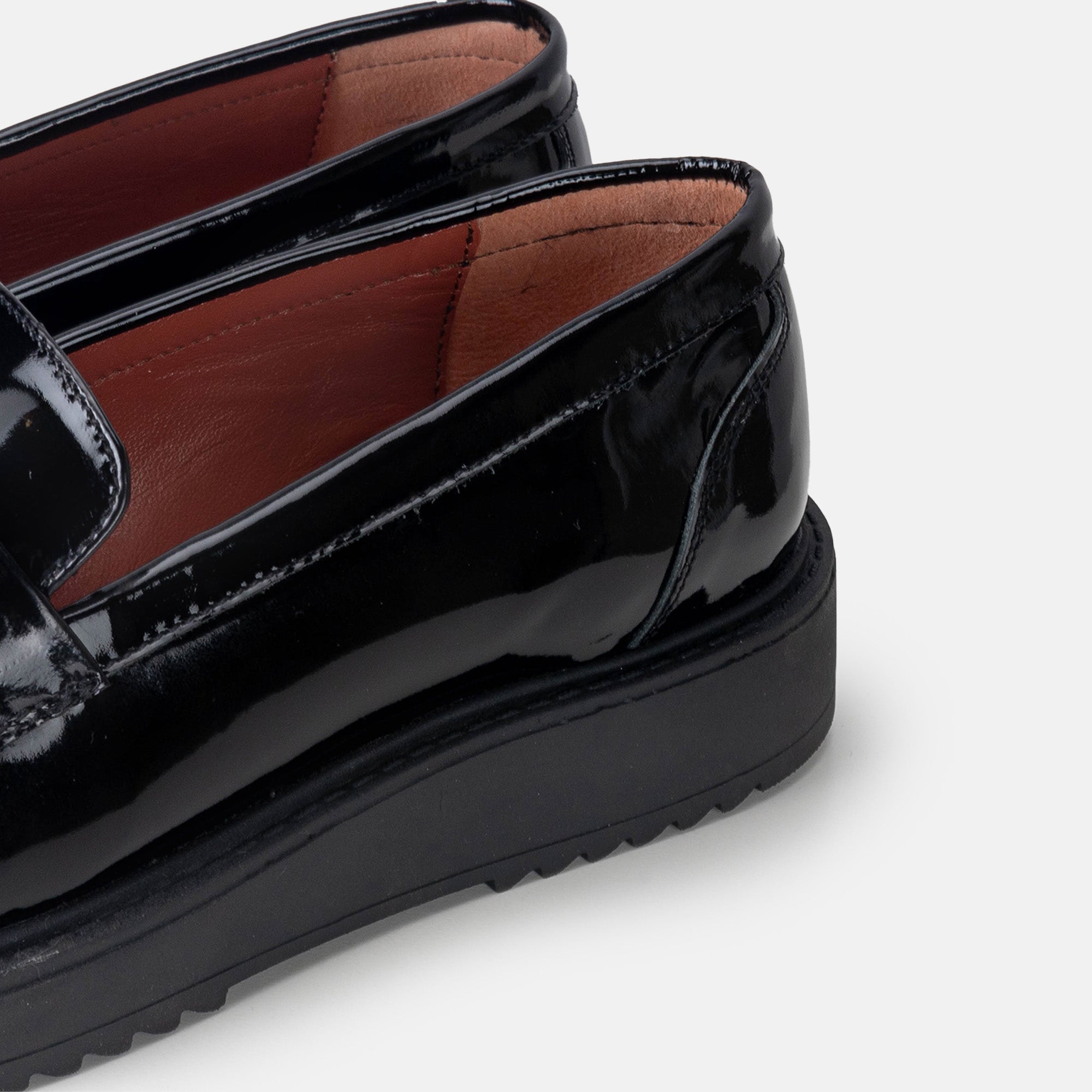 Volzak 0727 Chaussure en cuir Noir Vernis