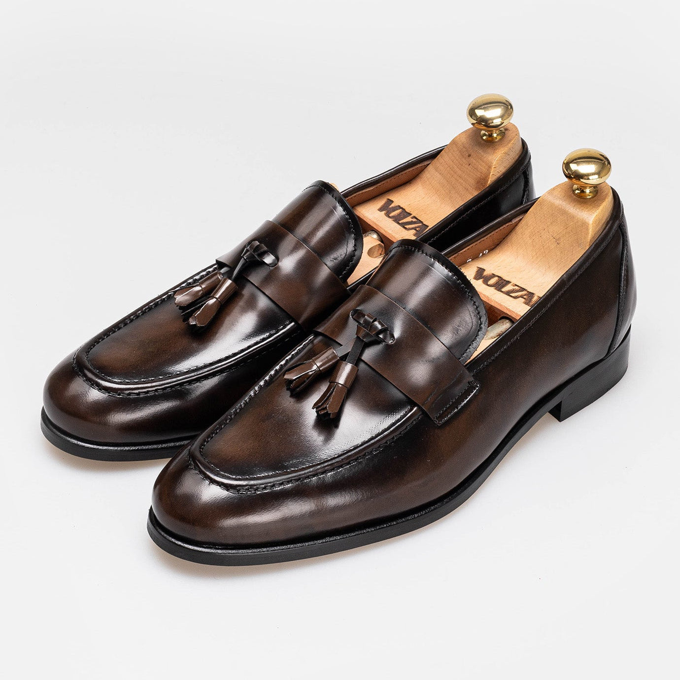 Volzak 5346 Vintage Brown Demaskable Leather Shoe