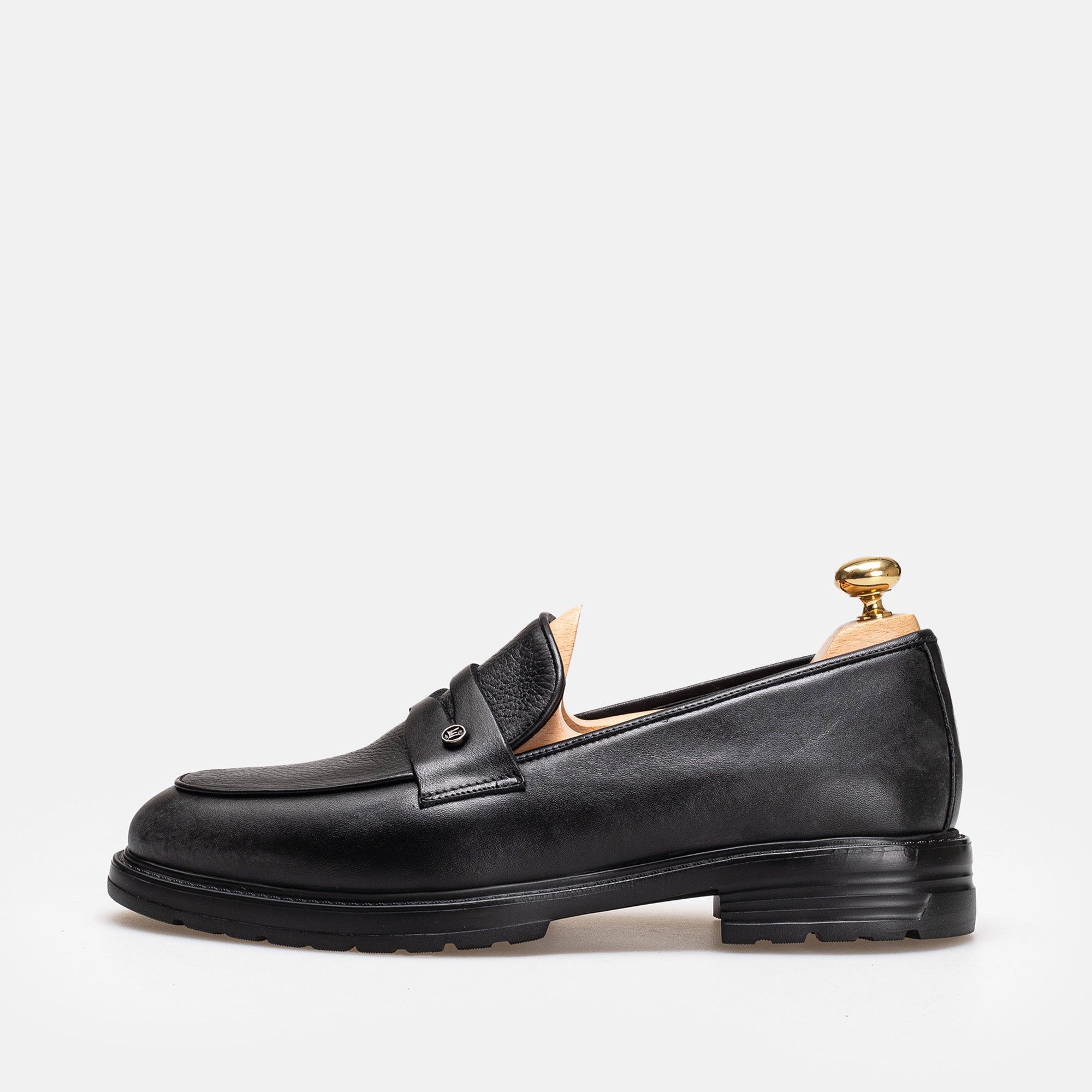 Volzak 2149 leather shoe Black