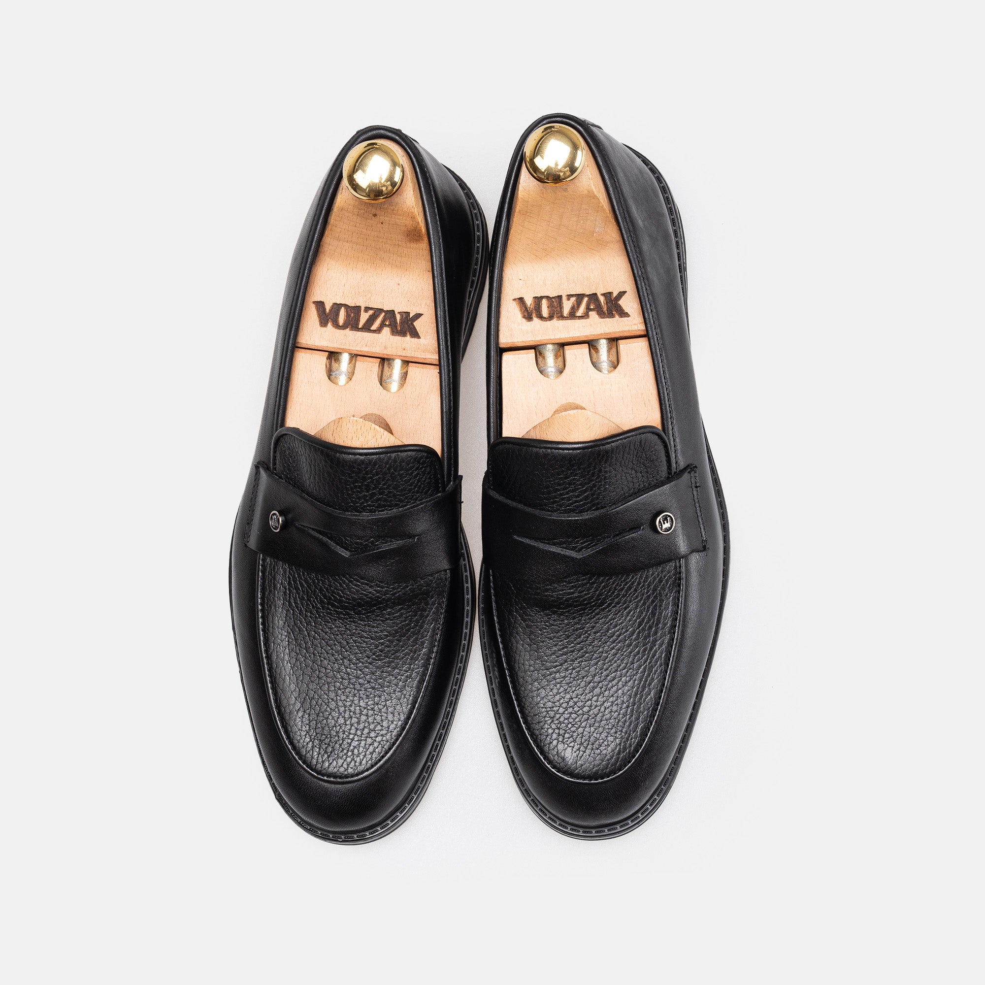Volzak 2149 leather shoe Black
