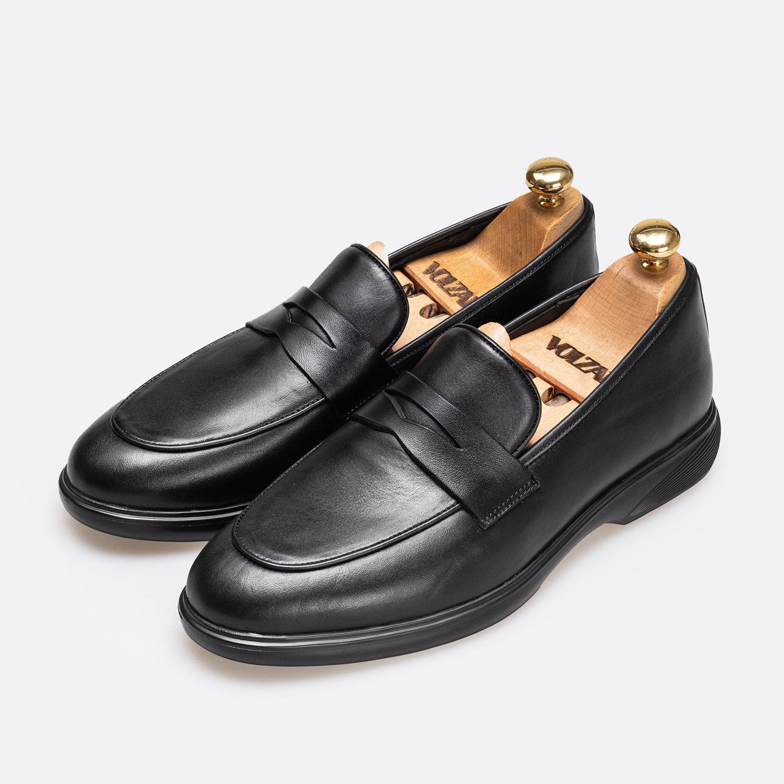 Volzak 2119 leather shoe Black