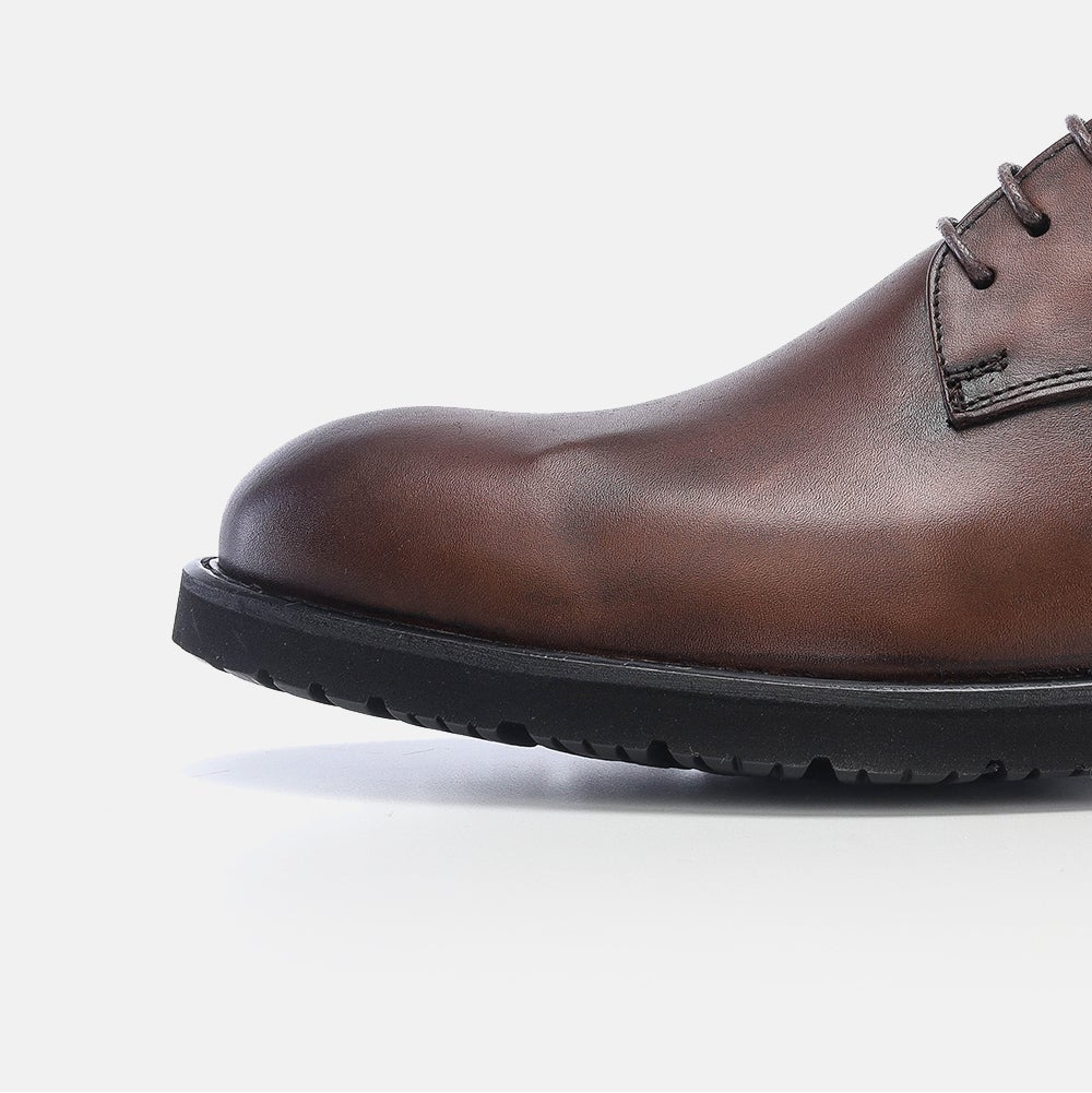 Volzak 5165 vintage brown leather shoe