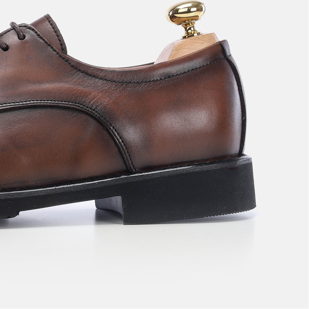 Volzak 5165 vintage brown leather shoe