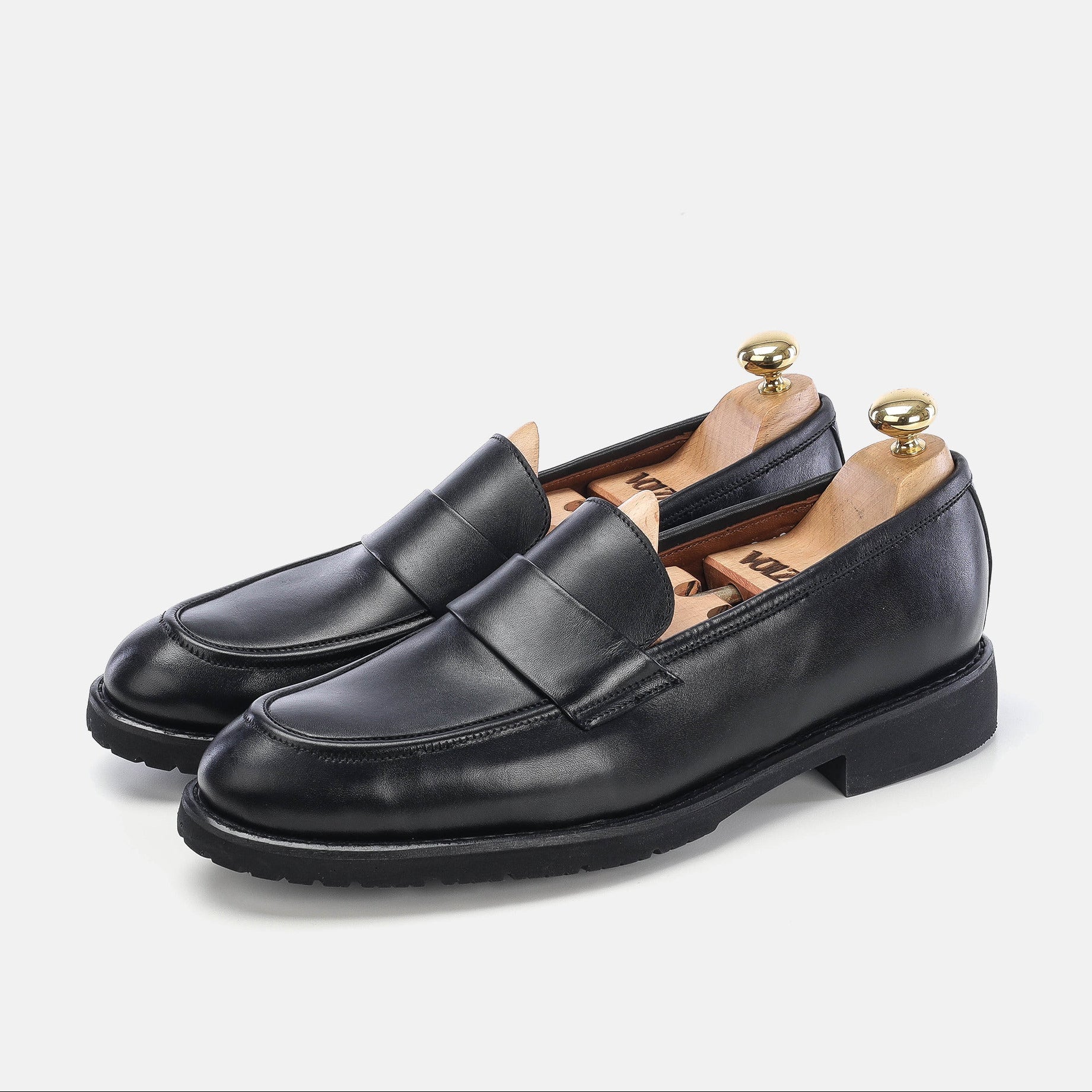Volzak 5162 black leather shoe