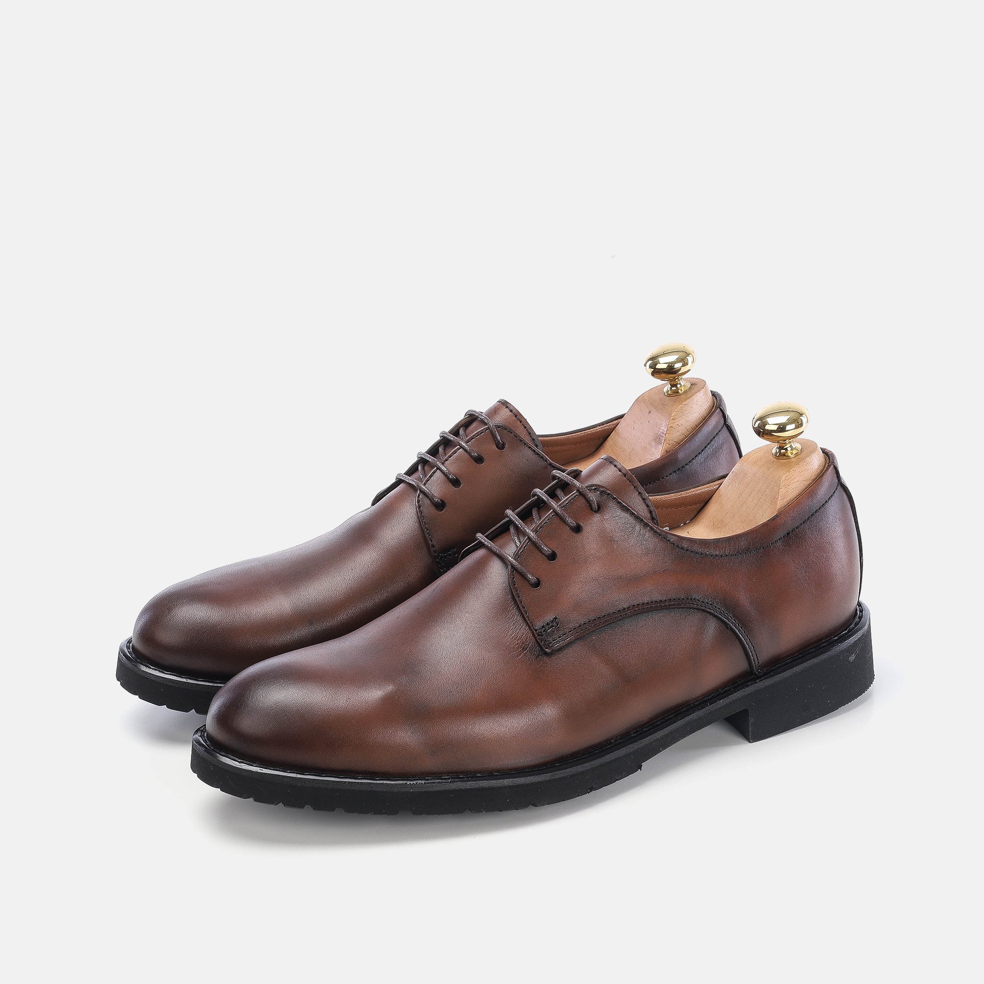 Volzak 5165 vintage brown leather shoe
