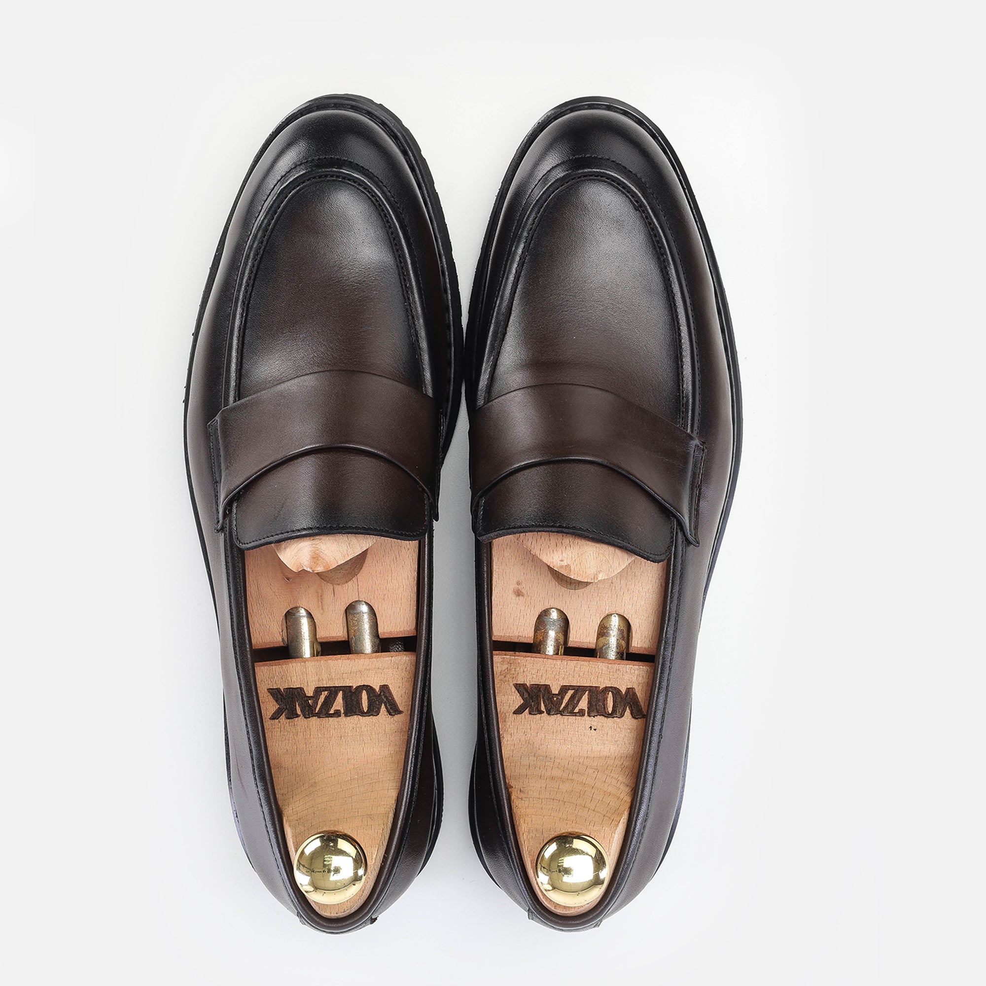 Volzak 5162 chaussure cuir marron