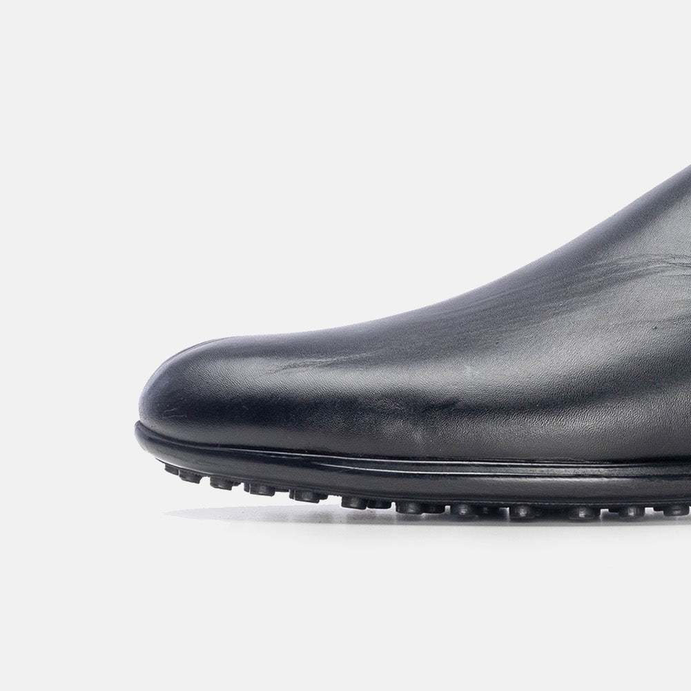 Volzak 5174 Black Leather Mule