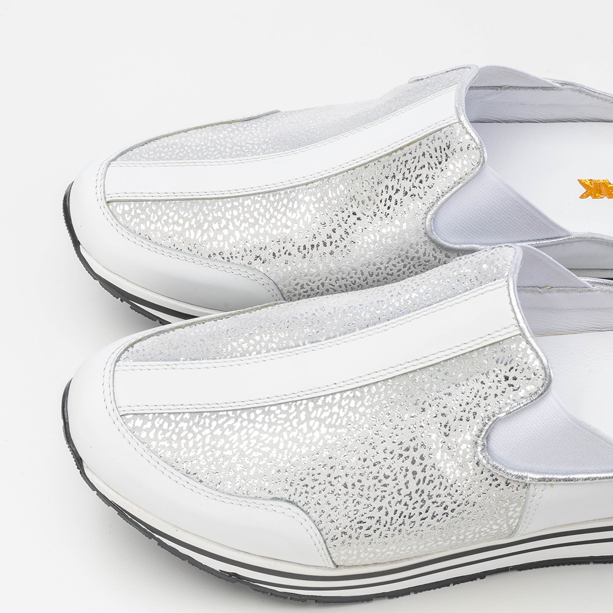 Volzak 04 Mule en cuir Blanc