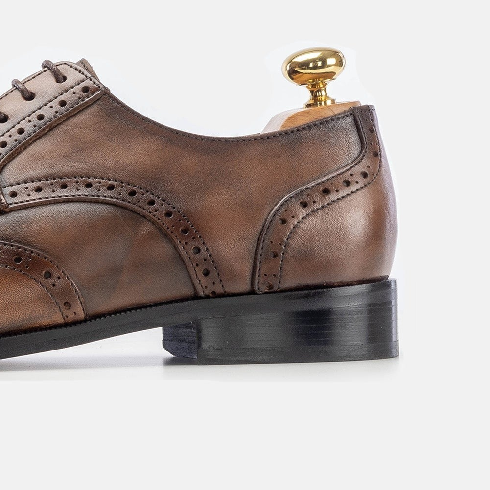Volzak 1304 Vintage Brown Leather Shoe