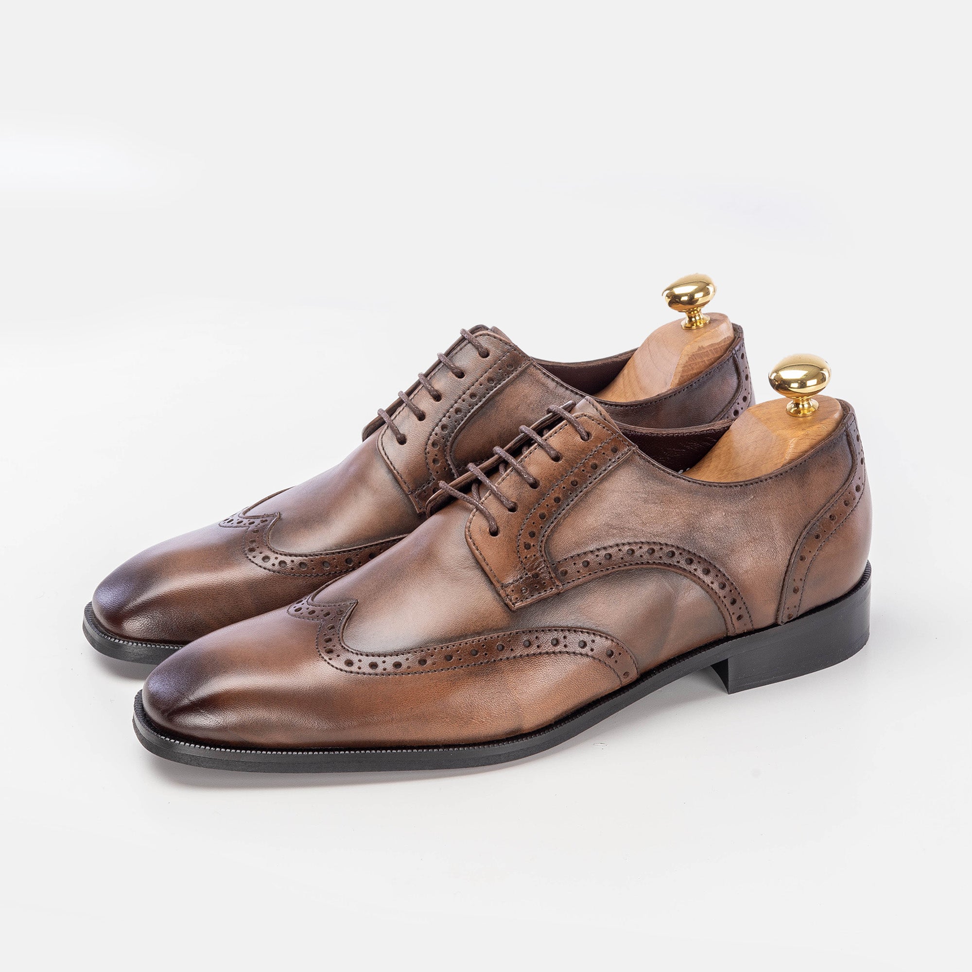 Volzak 1304 Chaussure en cuir Marron vintage