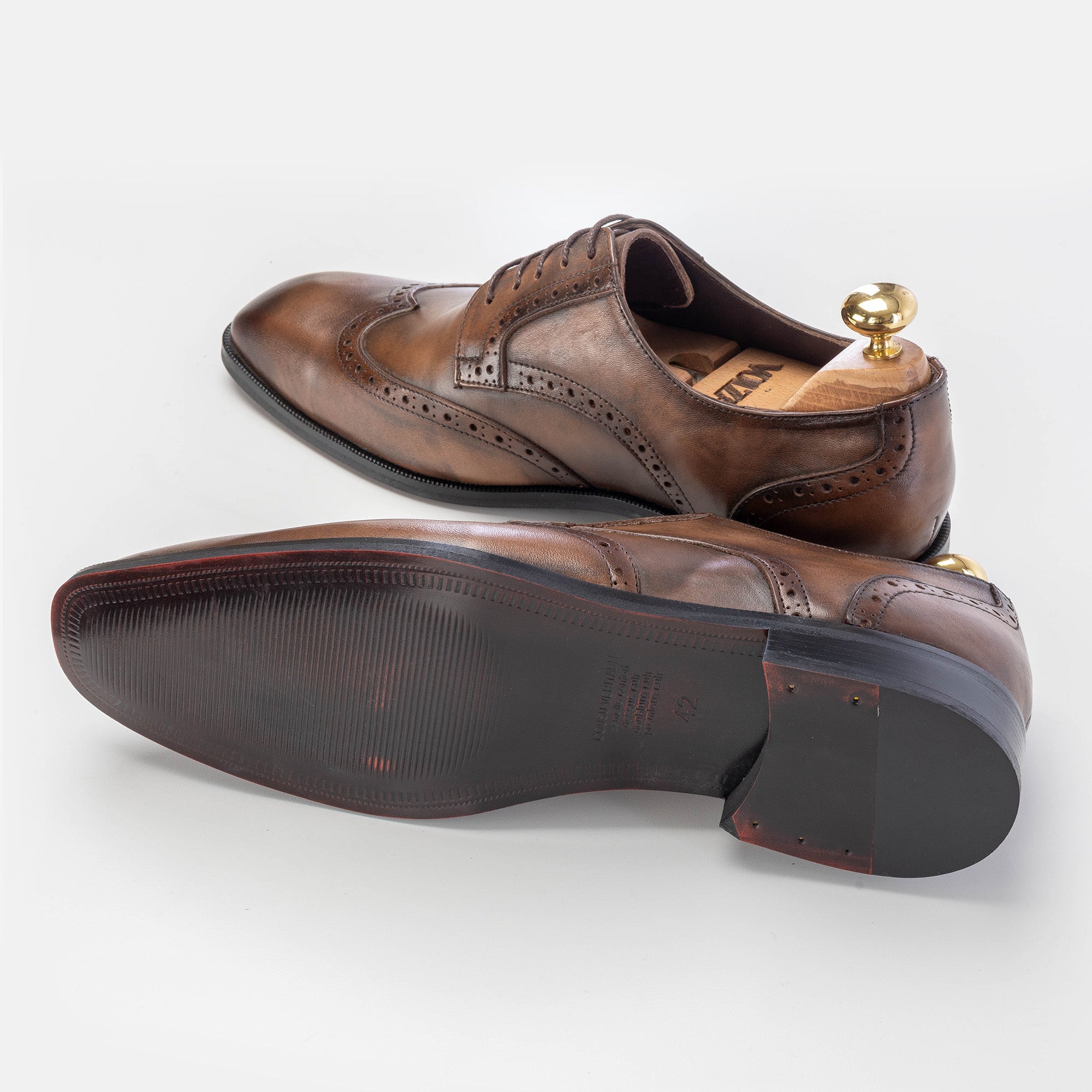 Volzak 1304 Vintage Brown Leather Shoe