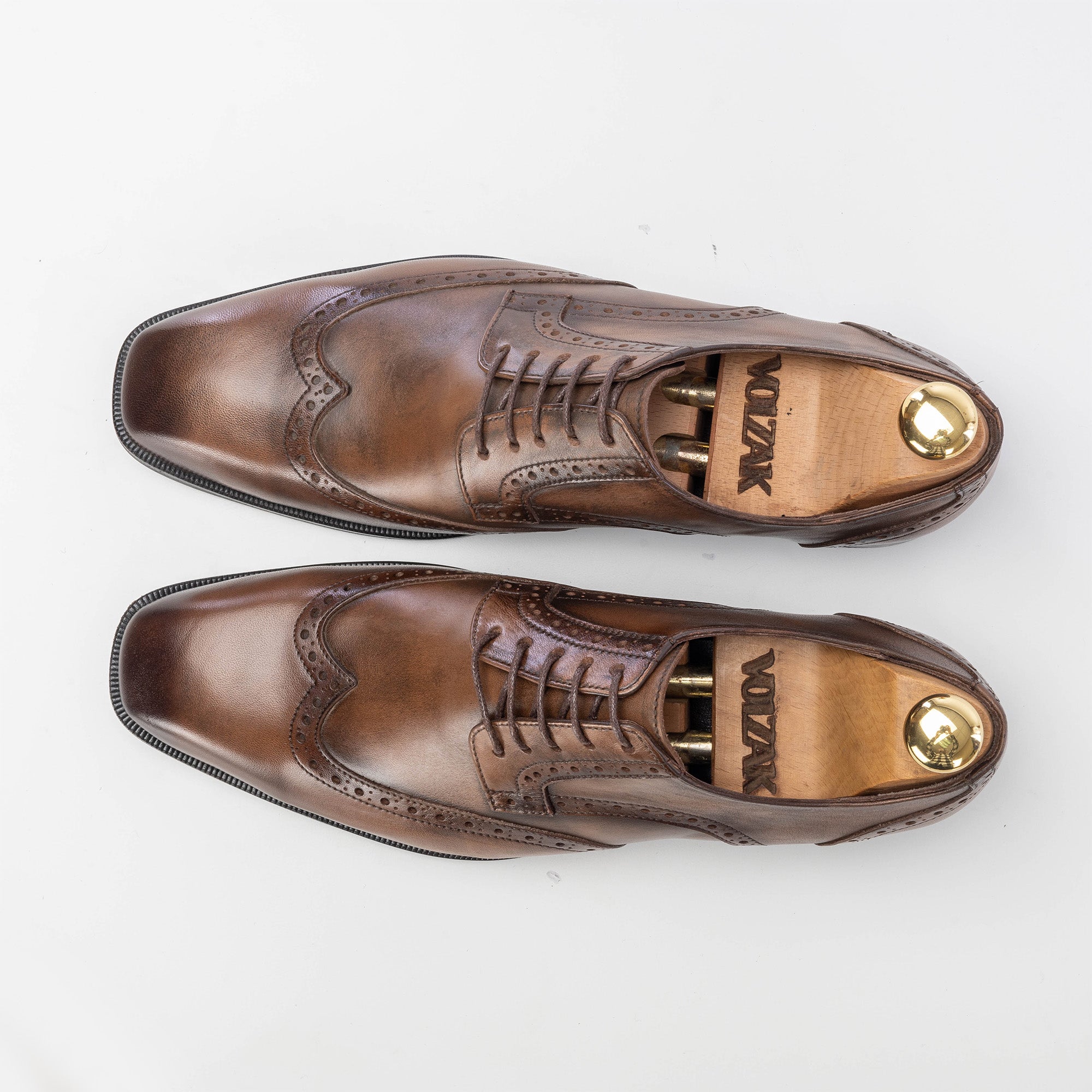 Volzak 1304 Vintage Brown Leather Shoe