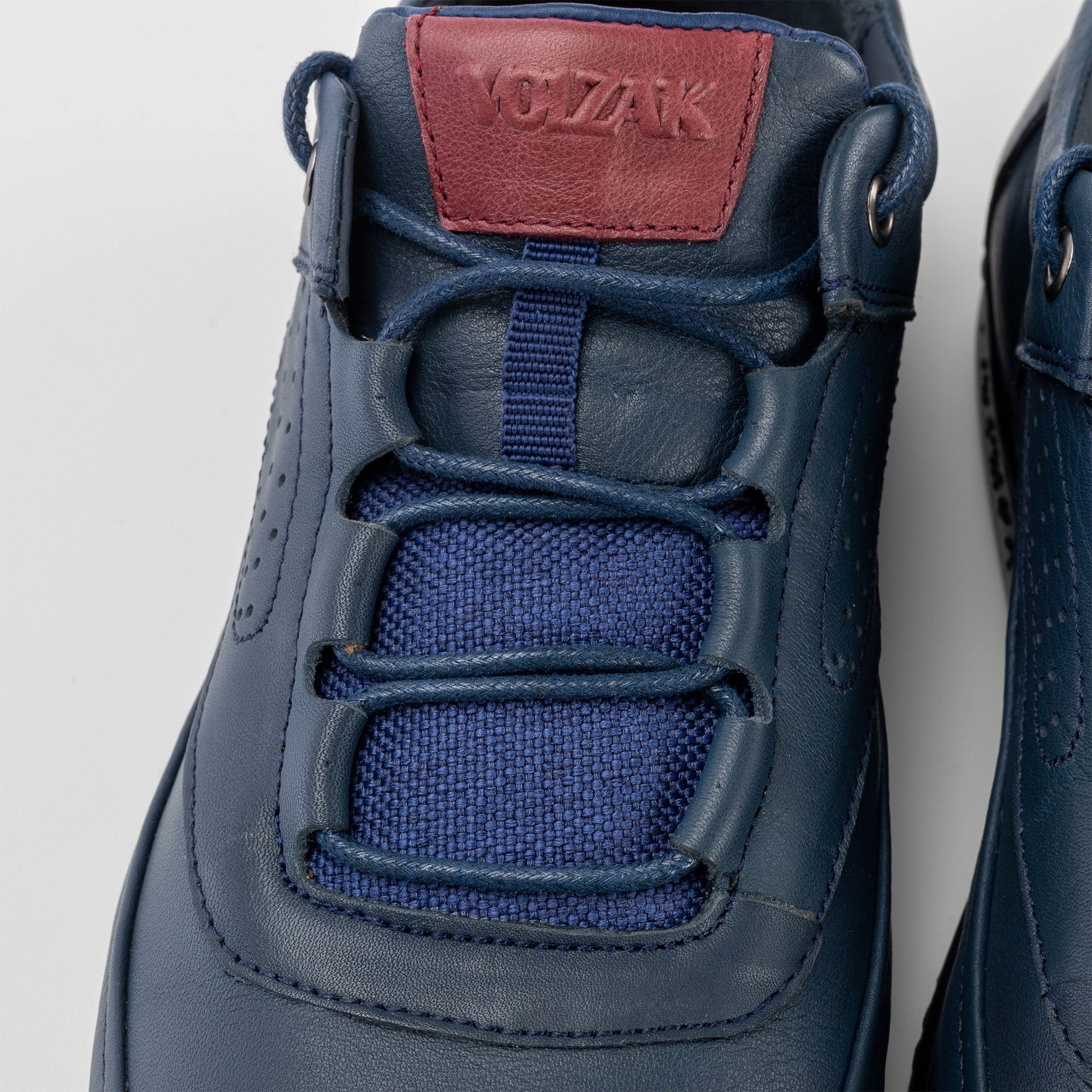 ''''721 chaussure en cuir Bleu