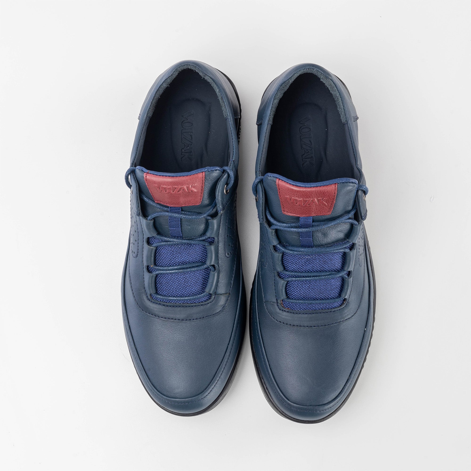 ''''721 chaussure en cuir Bleu