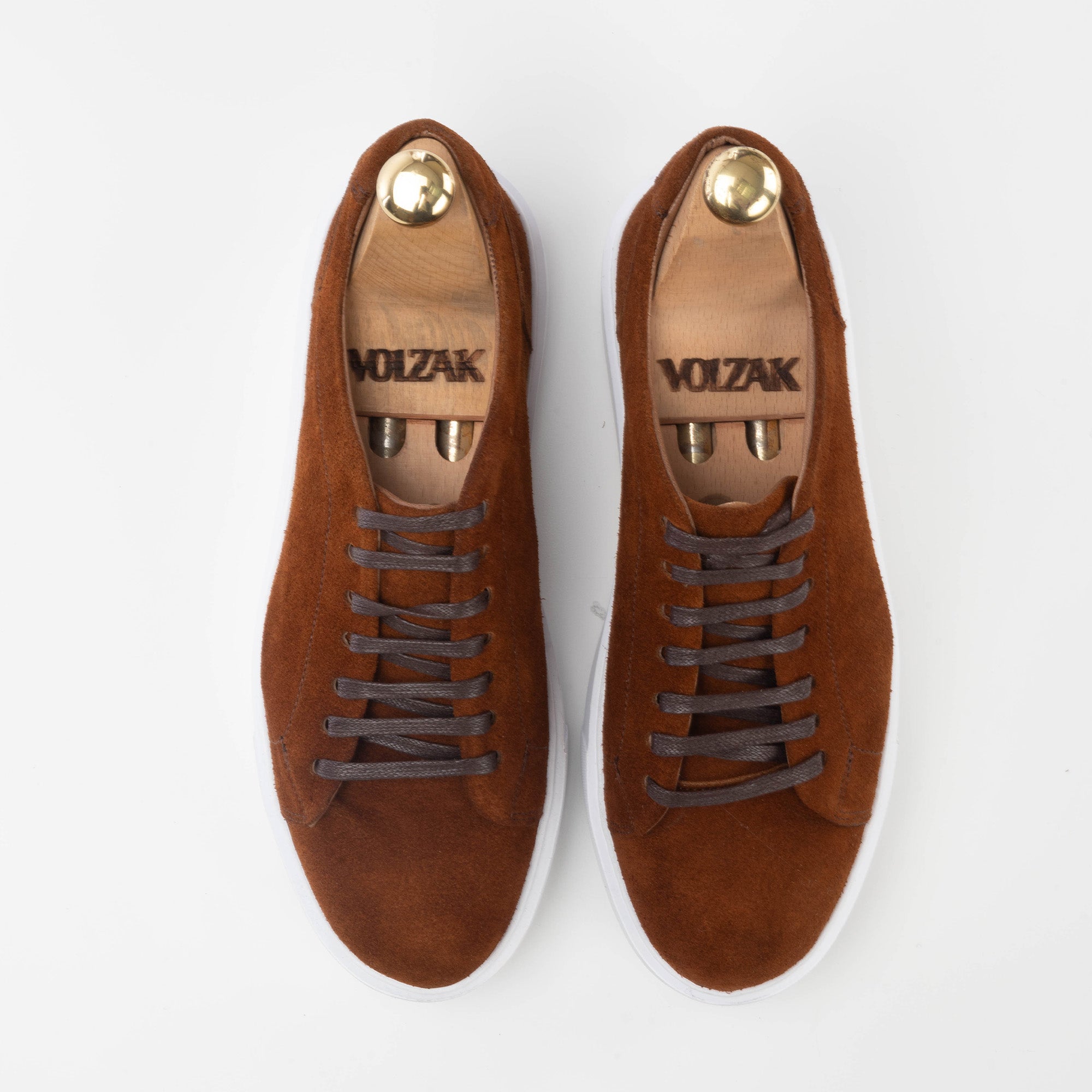 Volzak 5177 basket en daim camel