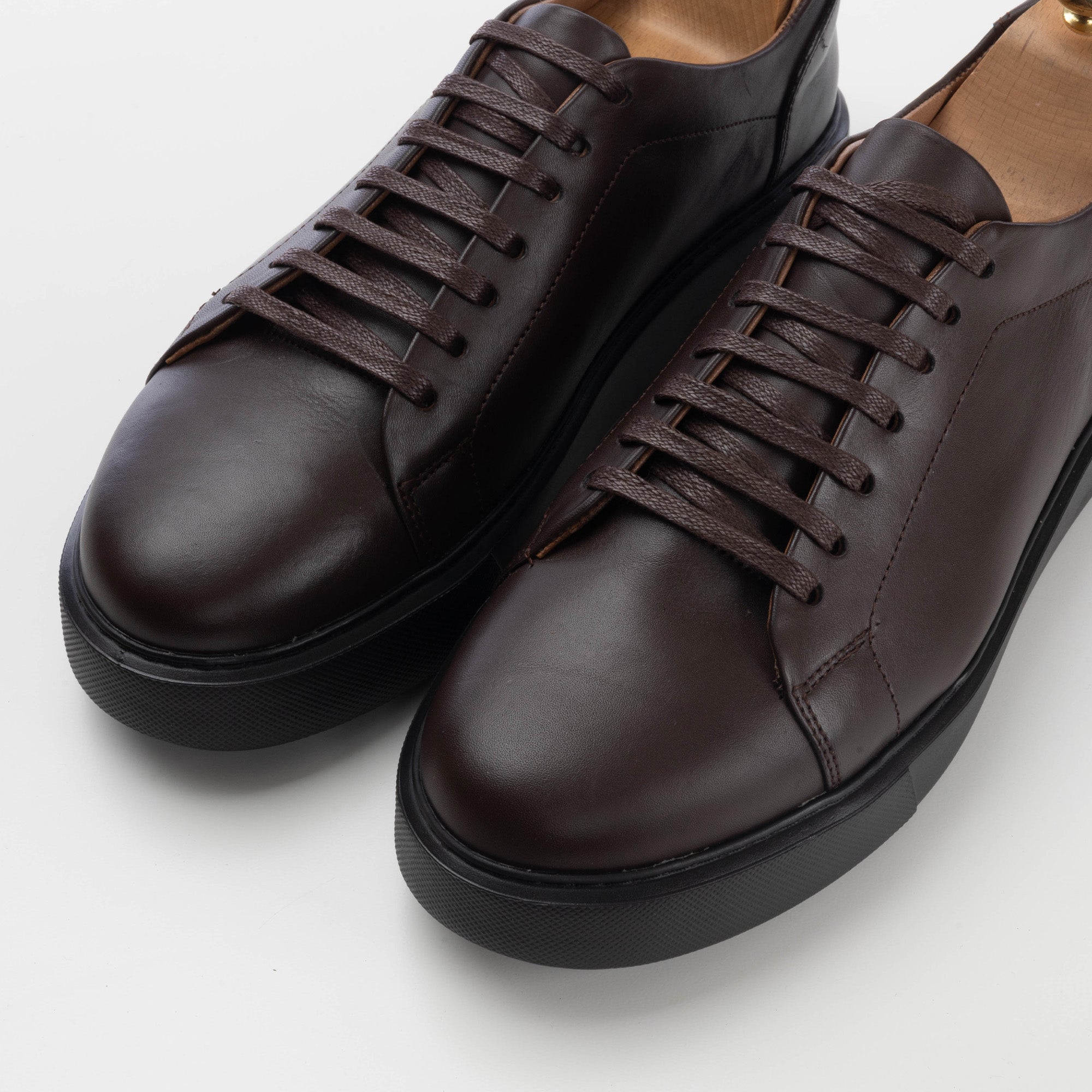 Volzak 5177 S brown leather sneaker