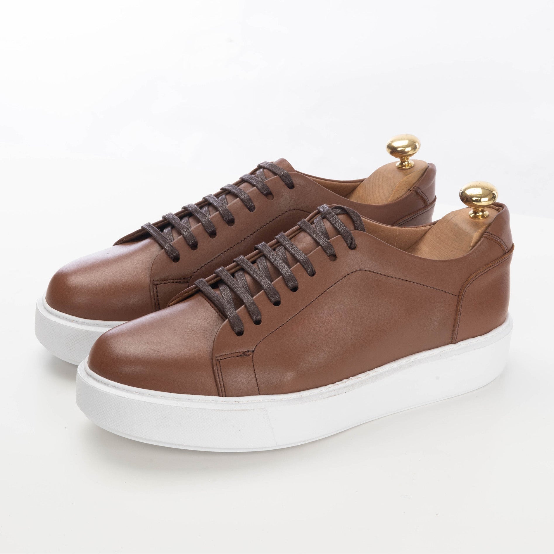 Volzak 5177 camel leather sneaker