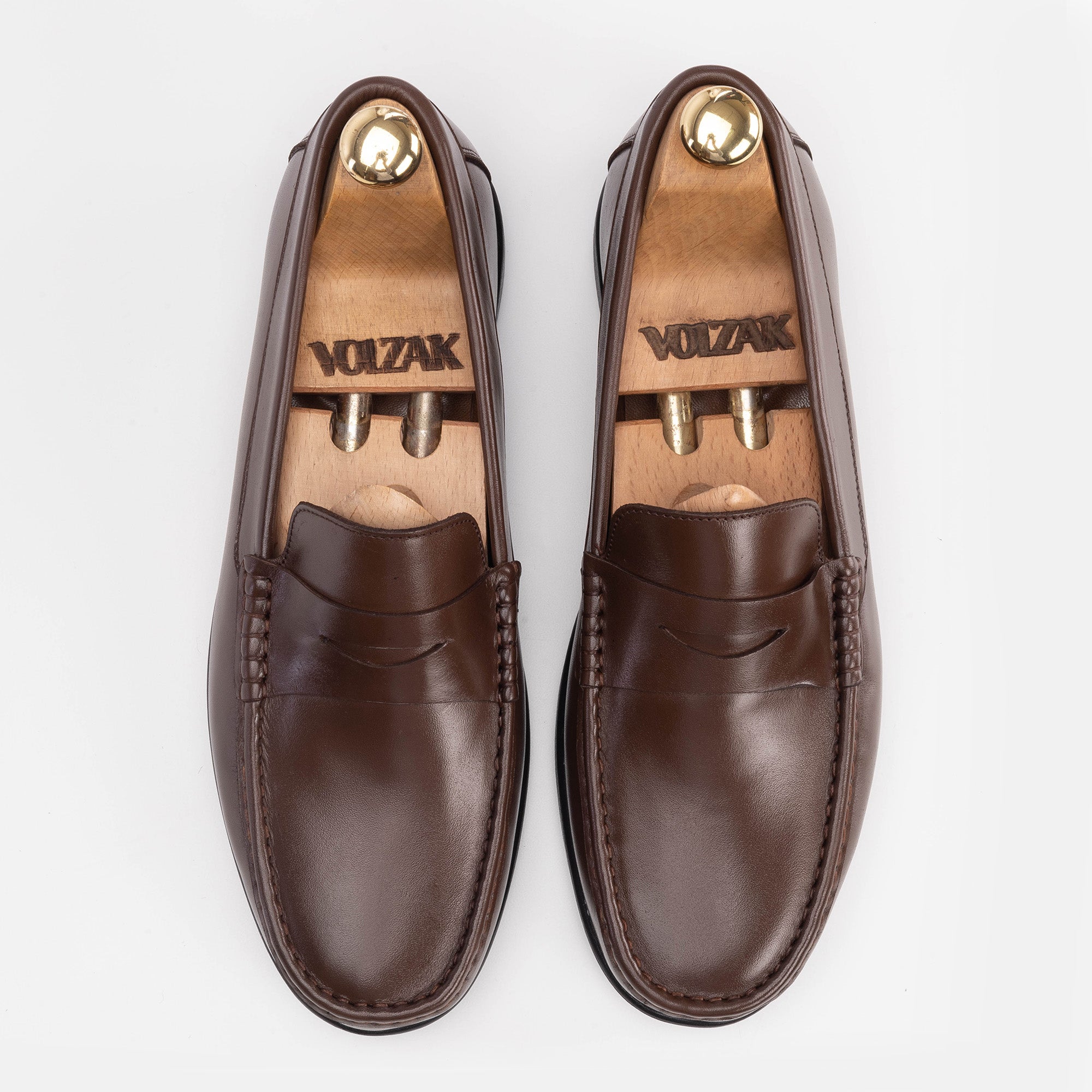 Volzak 5205 Brown Leather Moccasin