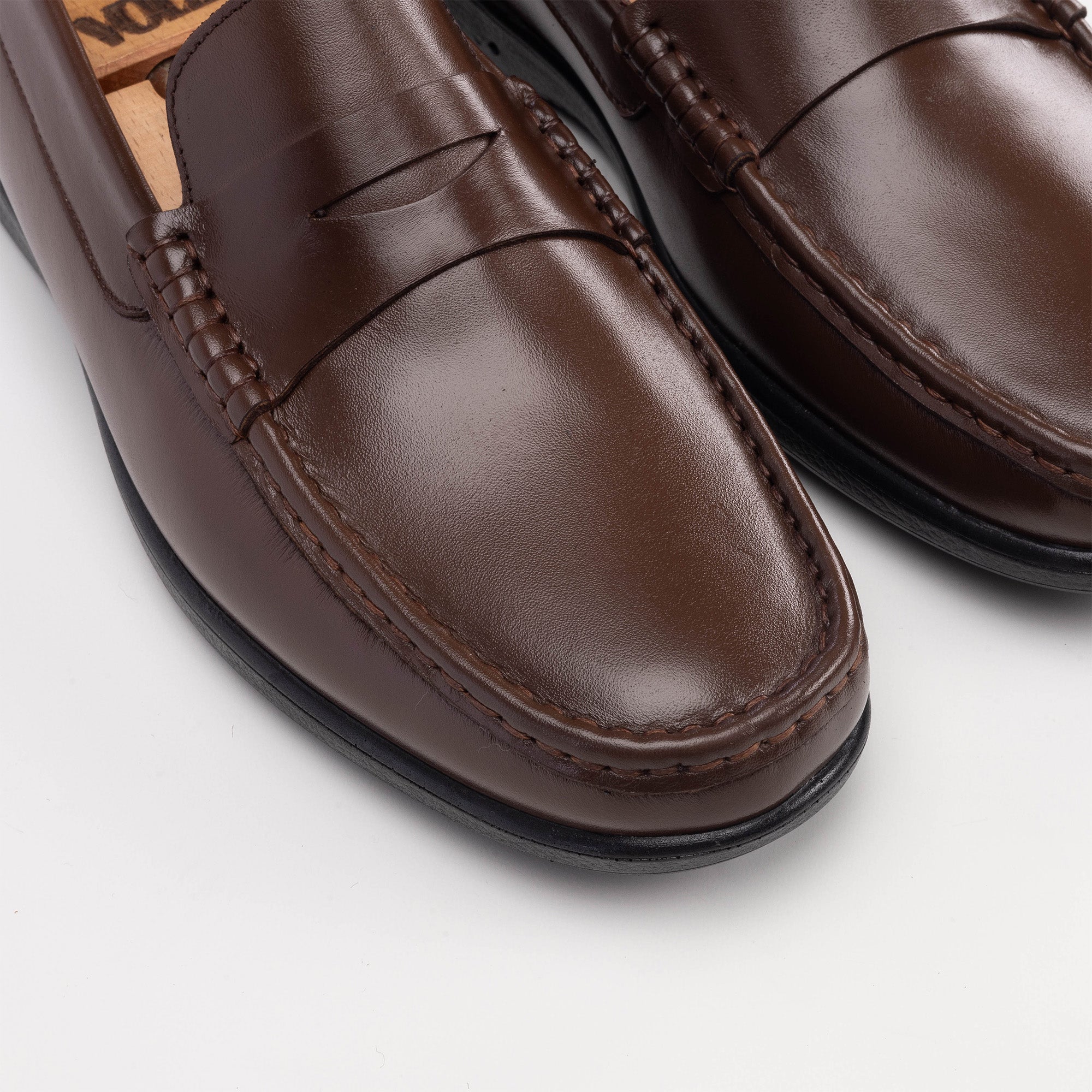 Volzak 5205 Brown Leather Moccasin