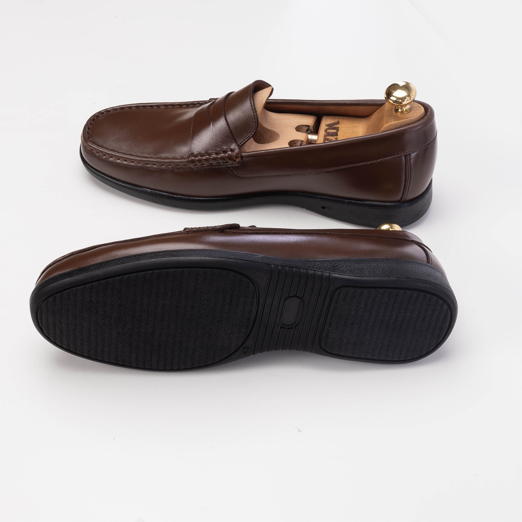 Volzak 5205 Brown Leather Moccasin