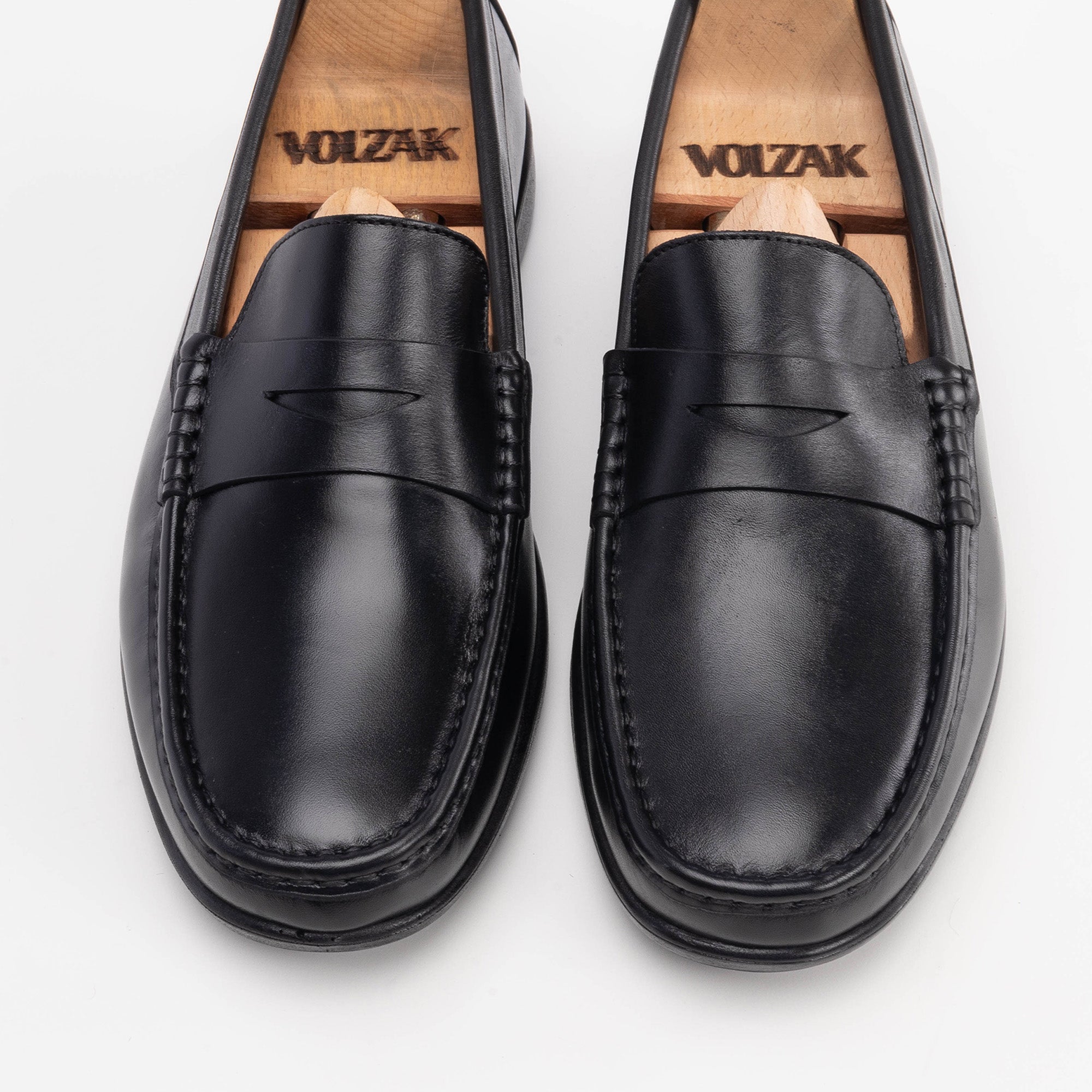 Volzak 5205 Black Leather Moccasin